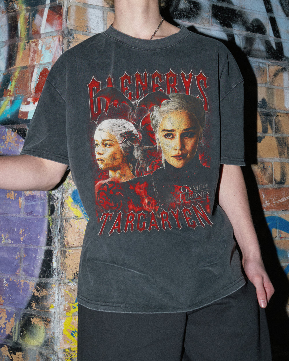 Vintage Daenerys Targaryen Wash Tee