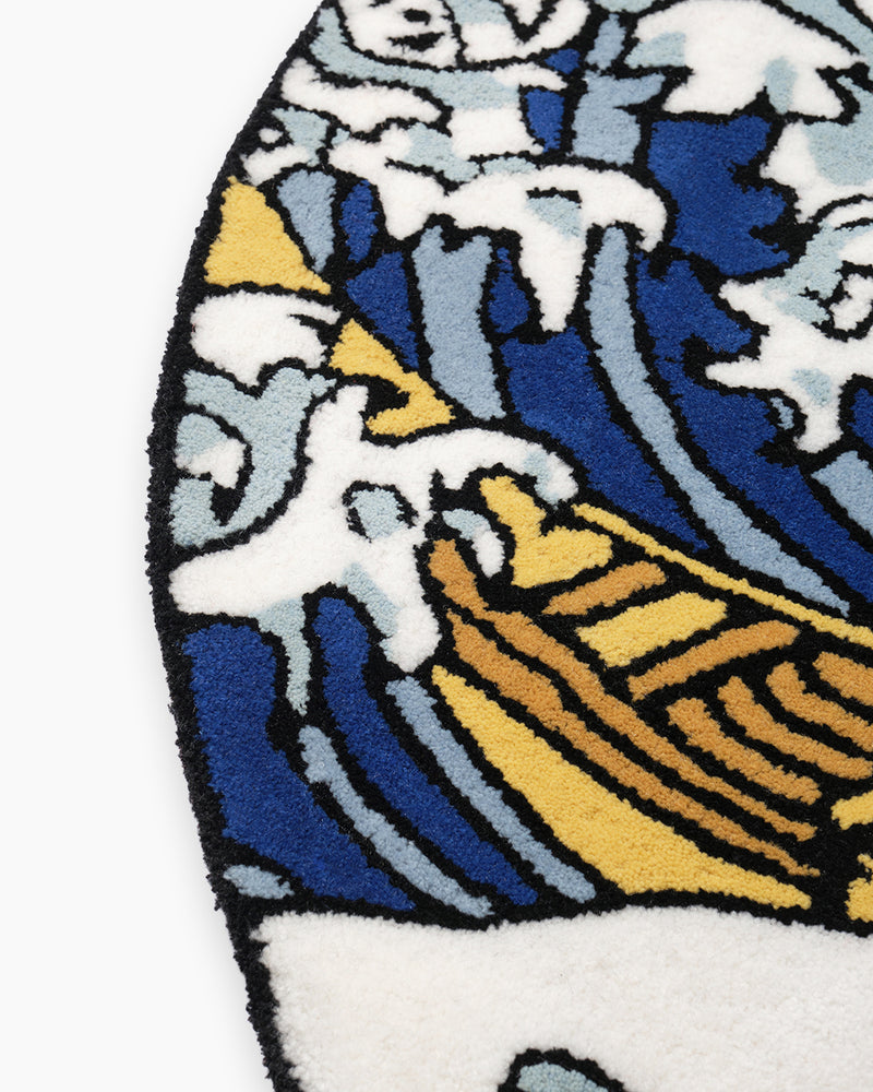 Great Wave Tufted Rug | Threadheads Exclusive Australia