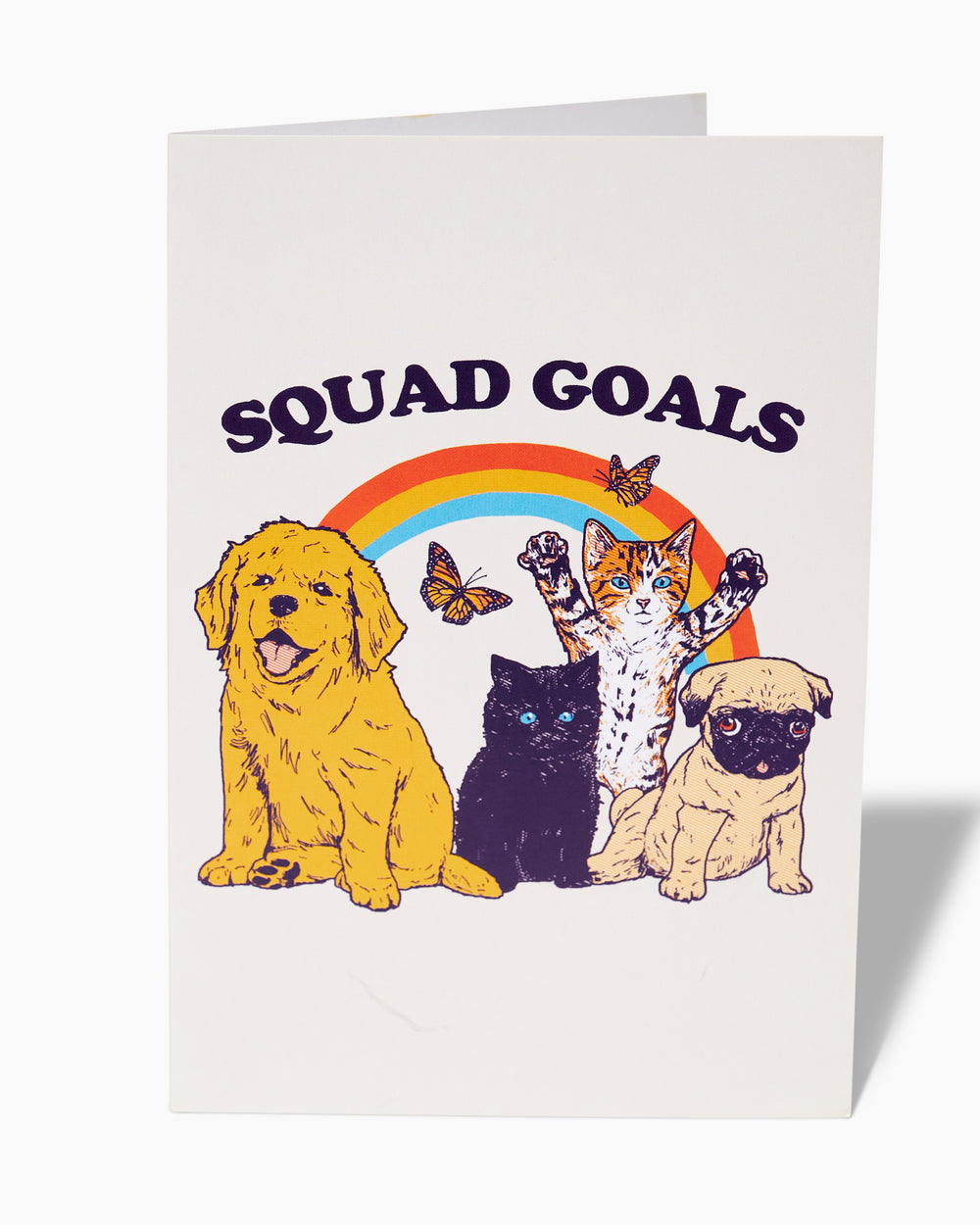 Squad Goals Greeting Card | Designed by Hillary White Rabbit Australia