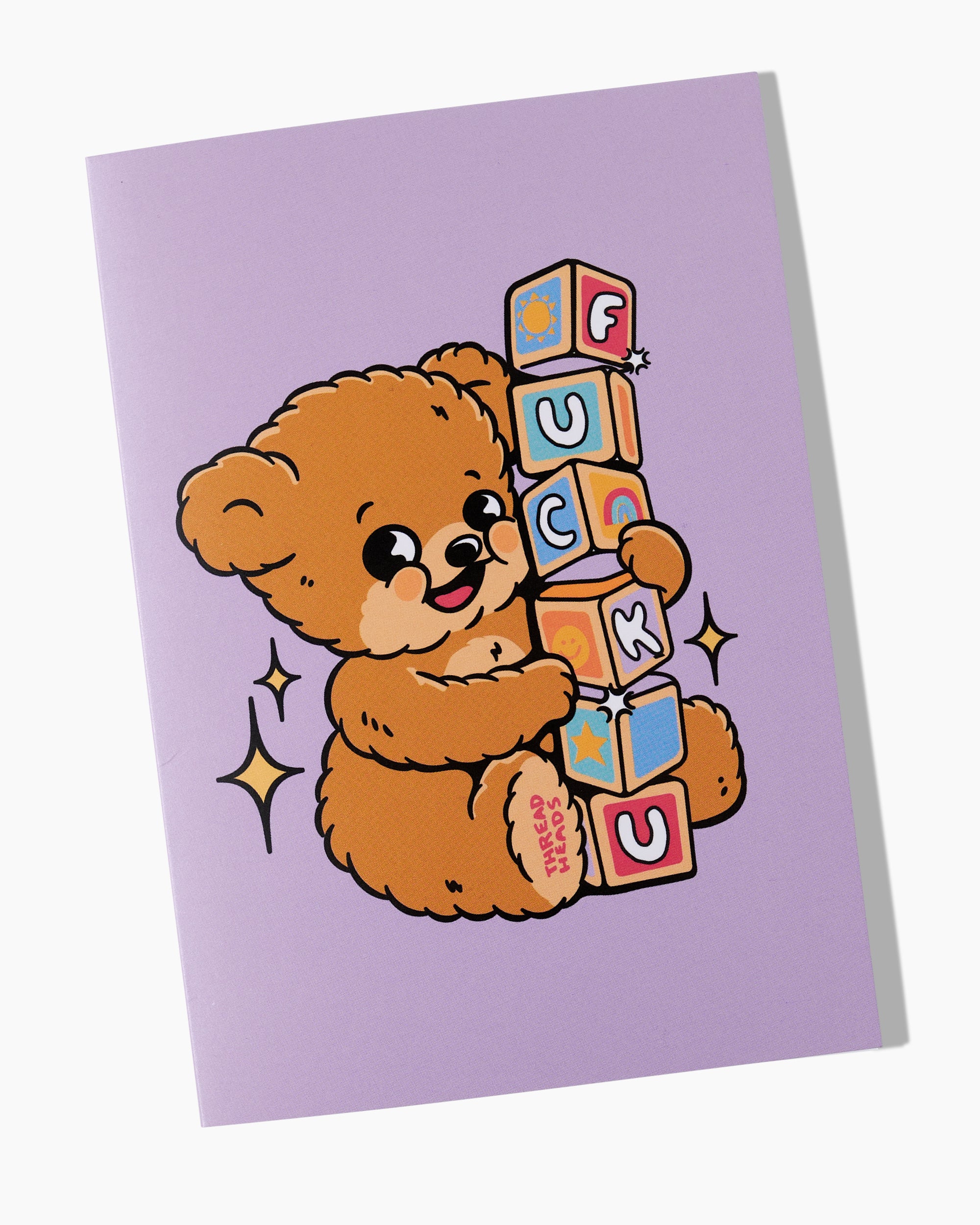 F U Bear Greeting Card Australia Online