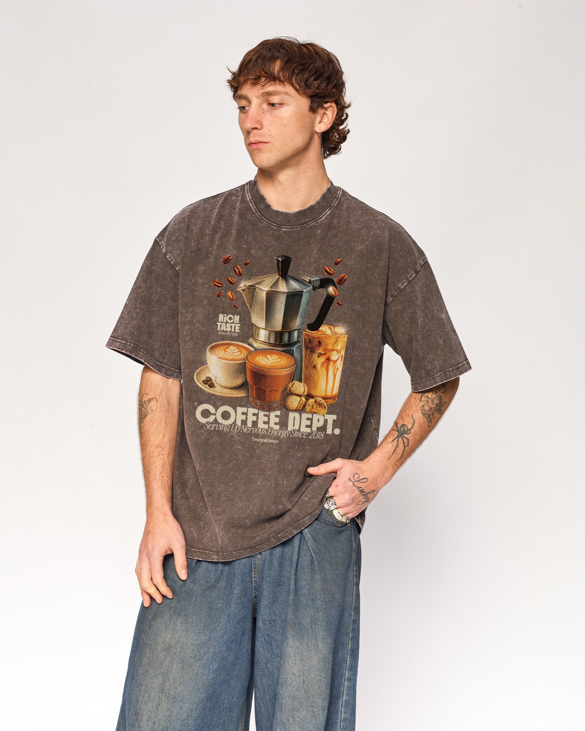 Coffee Dept Wash Tee Threadheads Australia Online