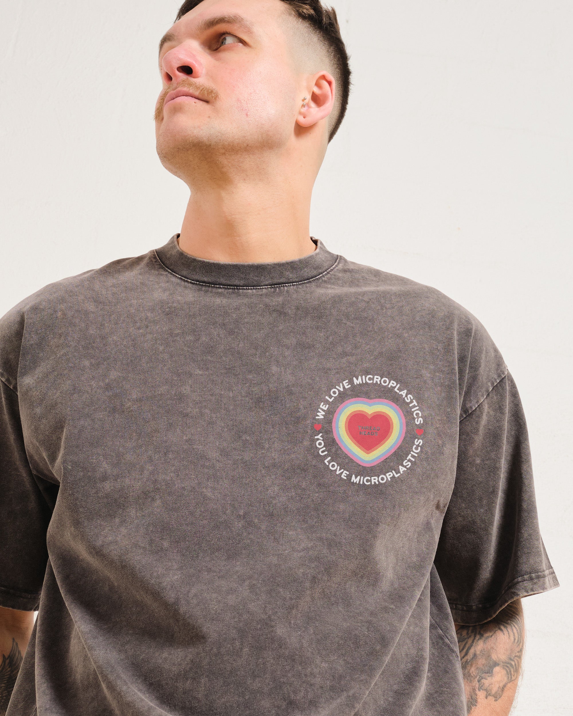 We Love Microplastics Oversized Tee Threadheads Australia Online