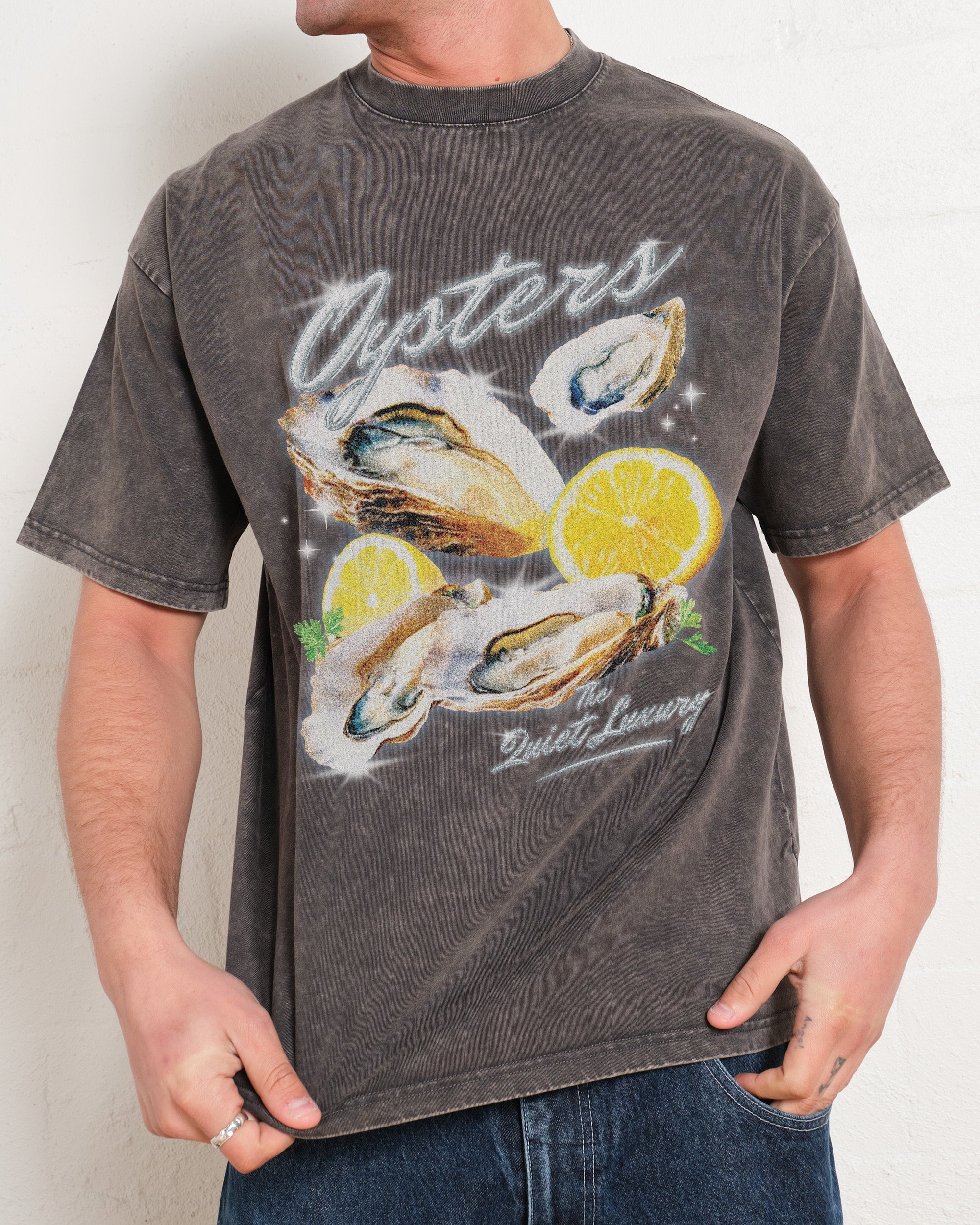 Oysters, The Quiet Luxury Wash Tee Online Australia