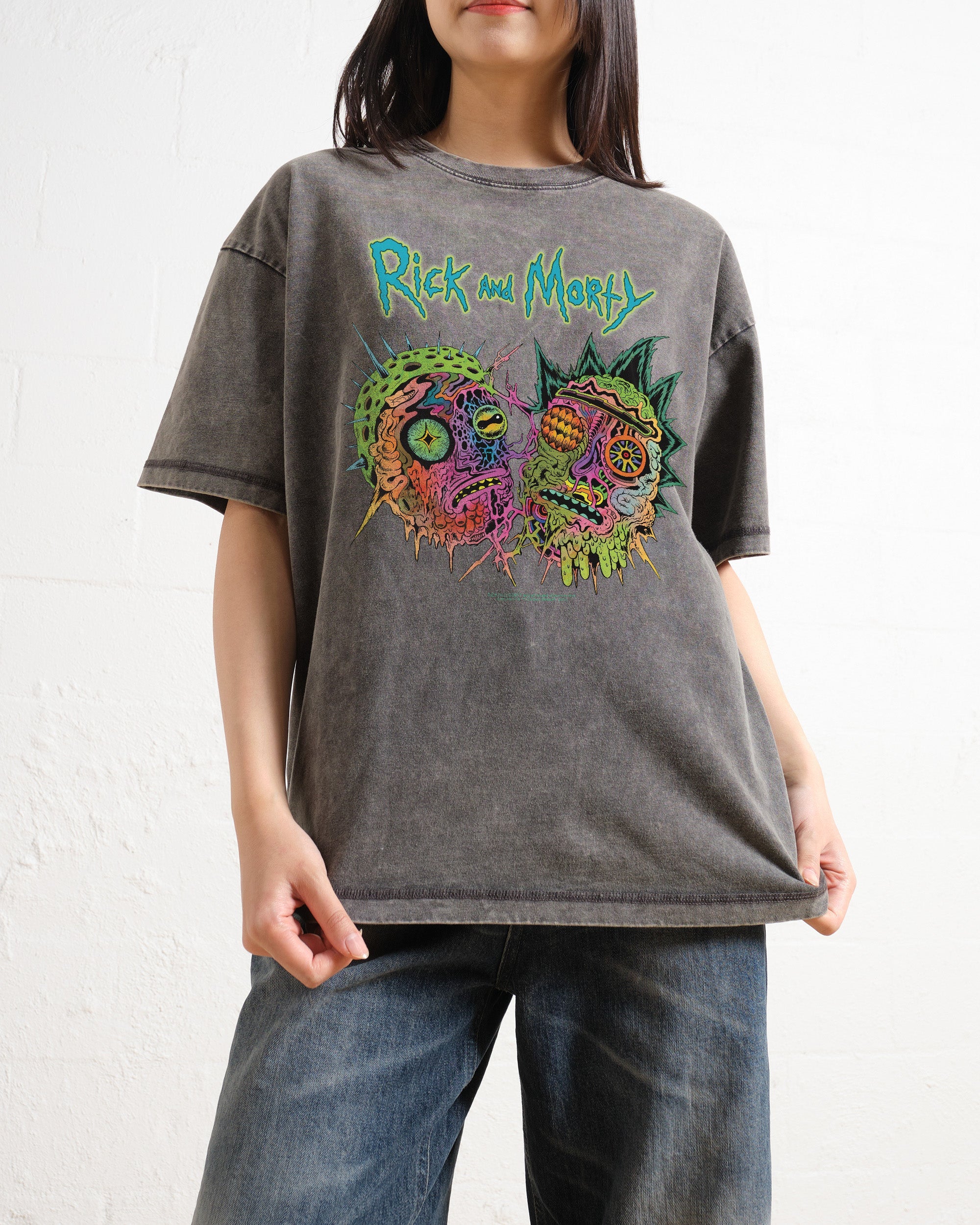 Rick and Morty Psychedelia Wash Tee Australia Online