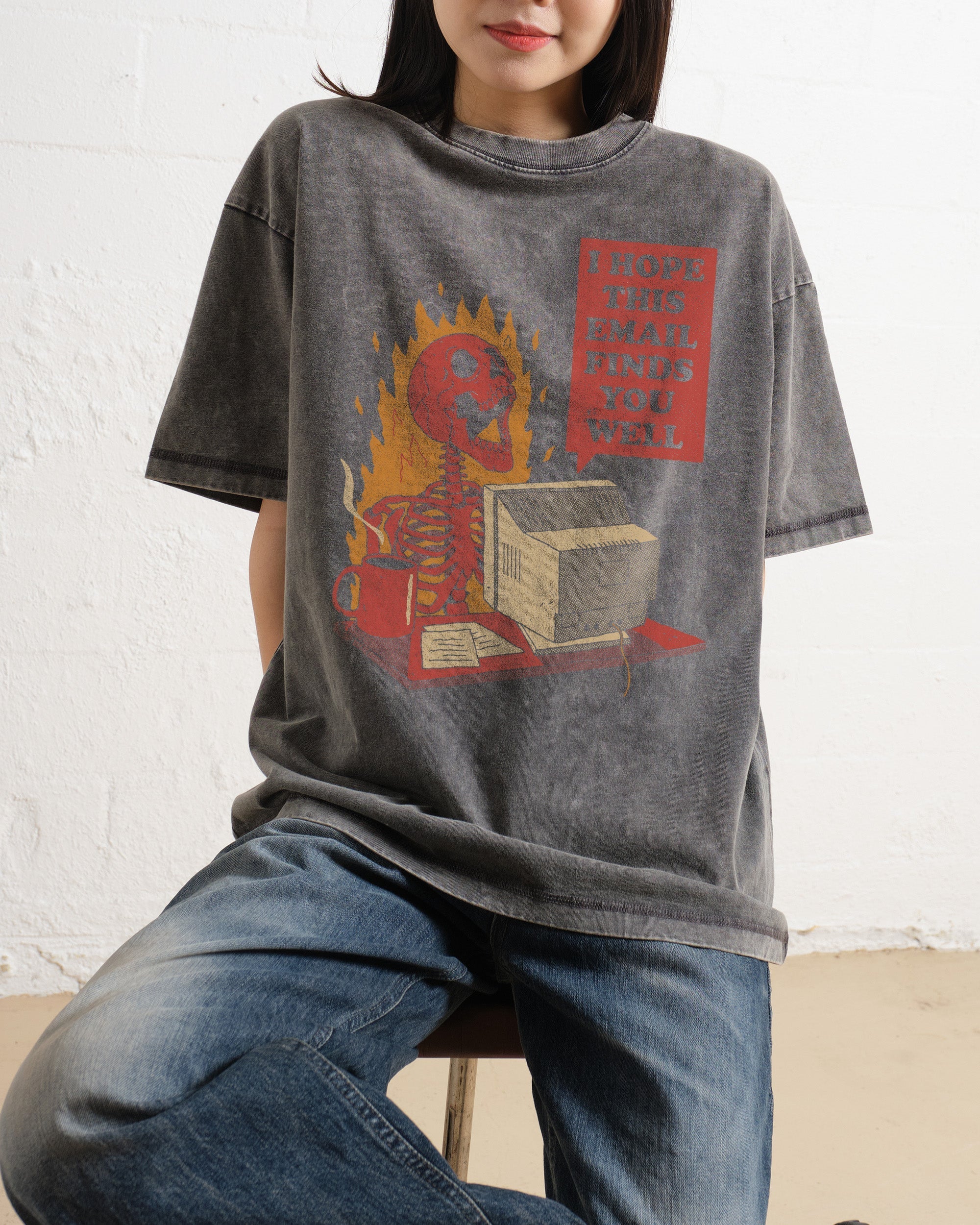 You Got Mail Wash Tee Australia Online