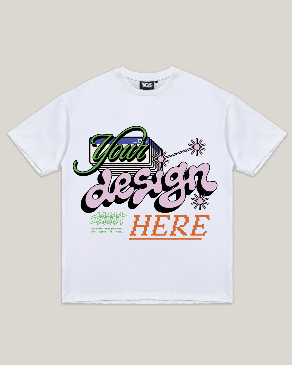 Custom Classic Tee | Add Your Photos & Text | Threadheads