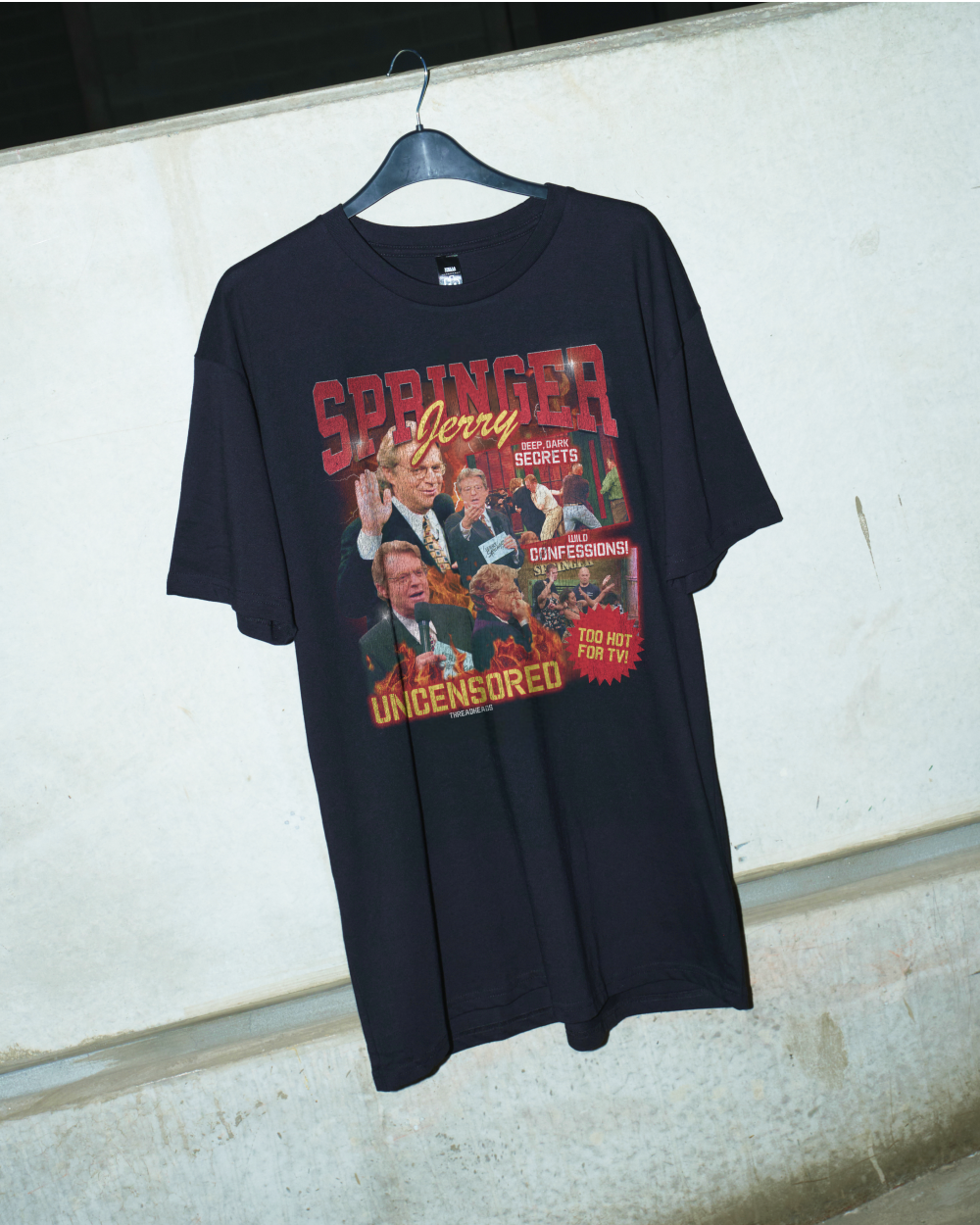 Jerry Springer T-Shirt Australia Online #colour_black