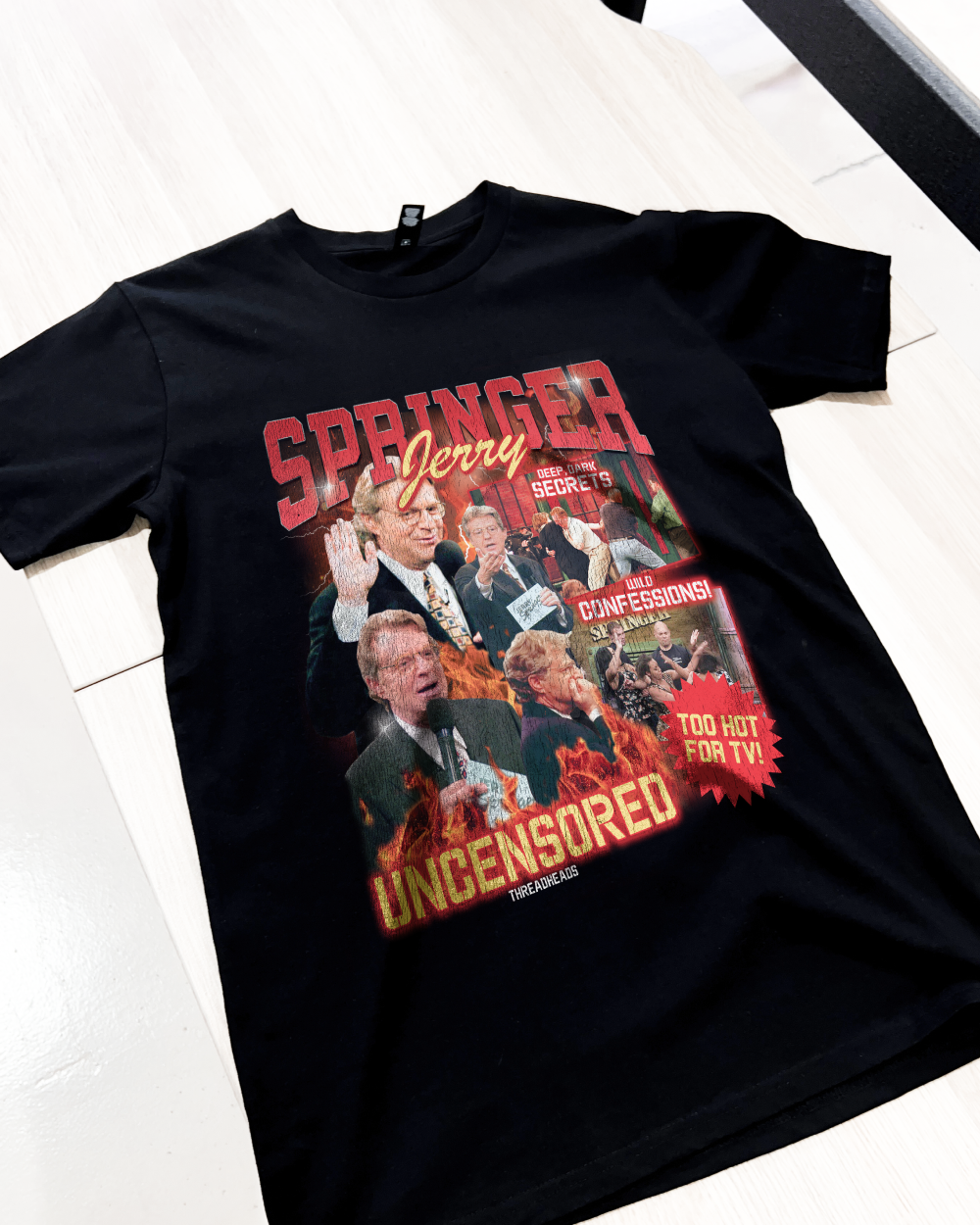 Jerry Springer T-Shirt Australia Online #colour_black
