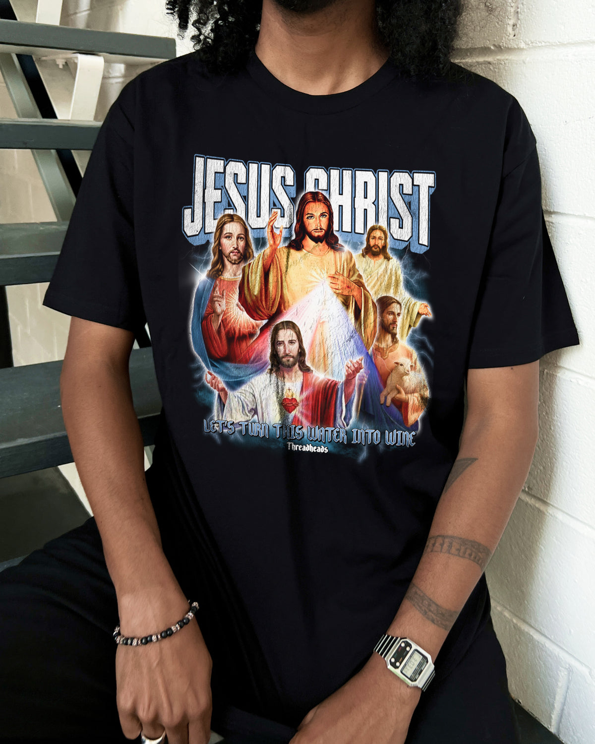 Jesus T Vintage Jesus Christ T-Shirt | Vintage Distressed T-Shirt Australia