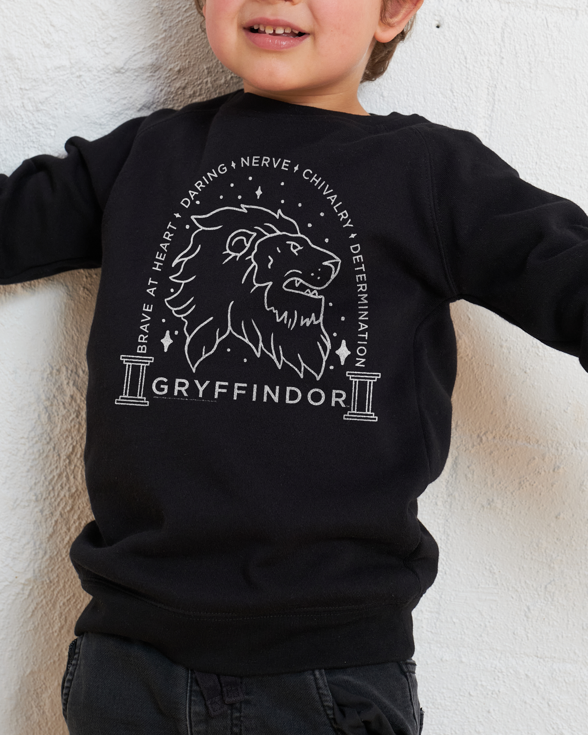 Gryffindor Monochrome Kids Jumper