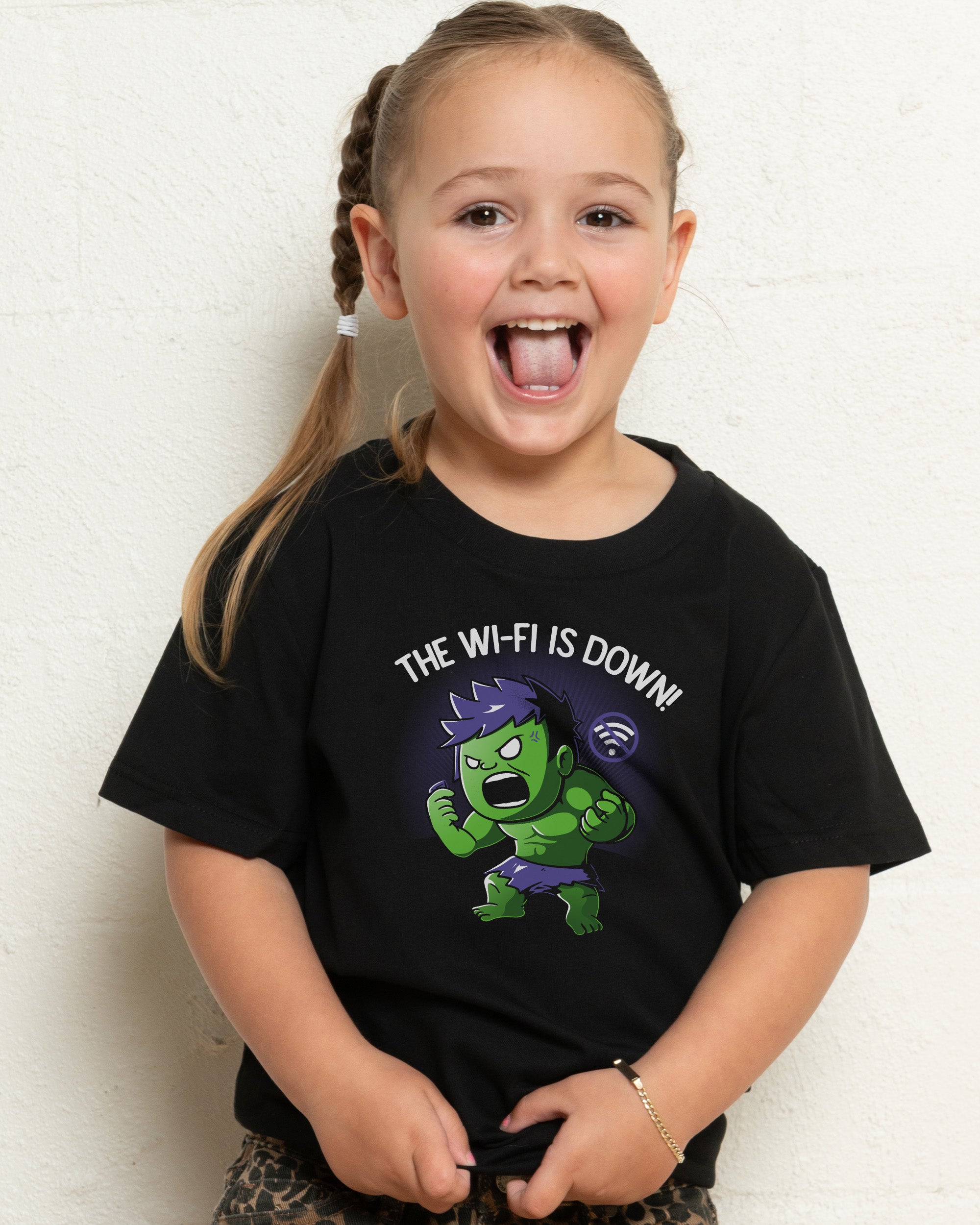 The Wi-Fi is Down Kids T-Shirt