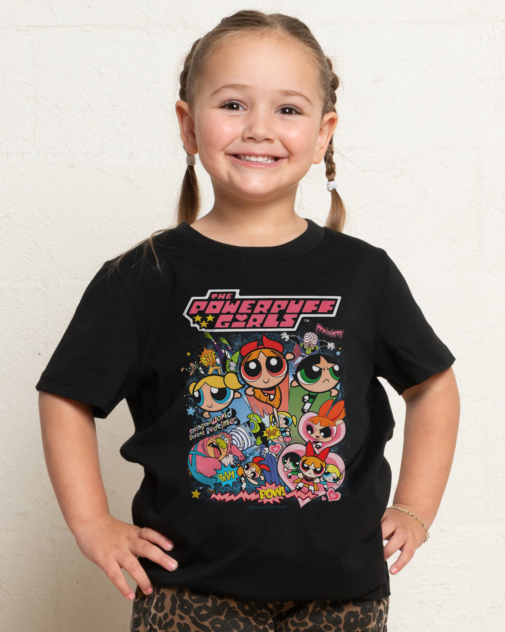 Powerpuff Girls Vintage Kids T-Shirt