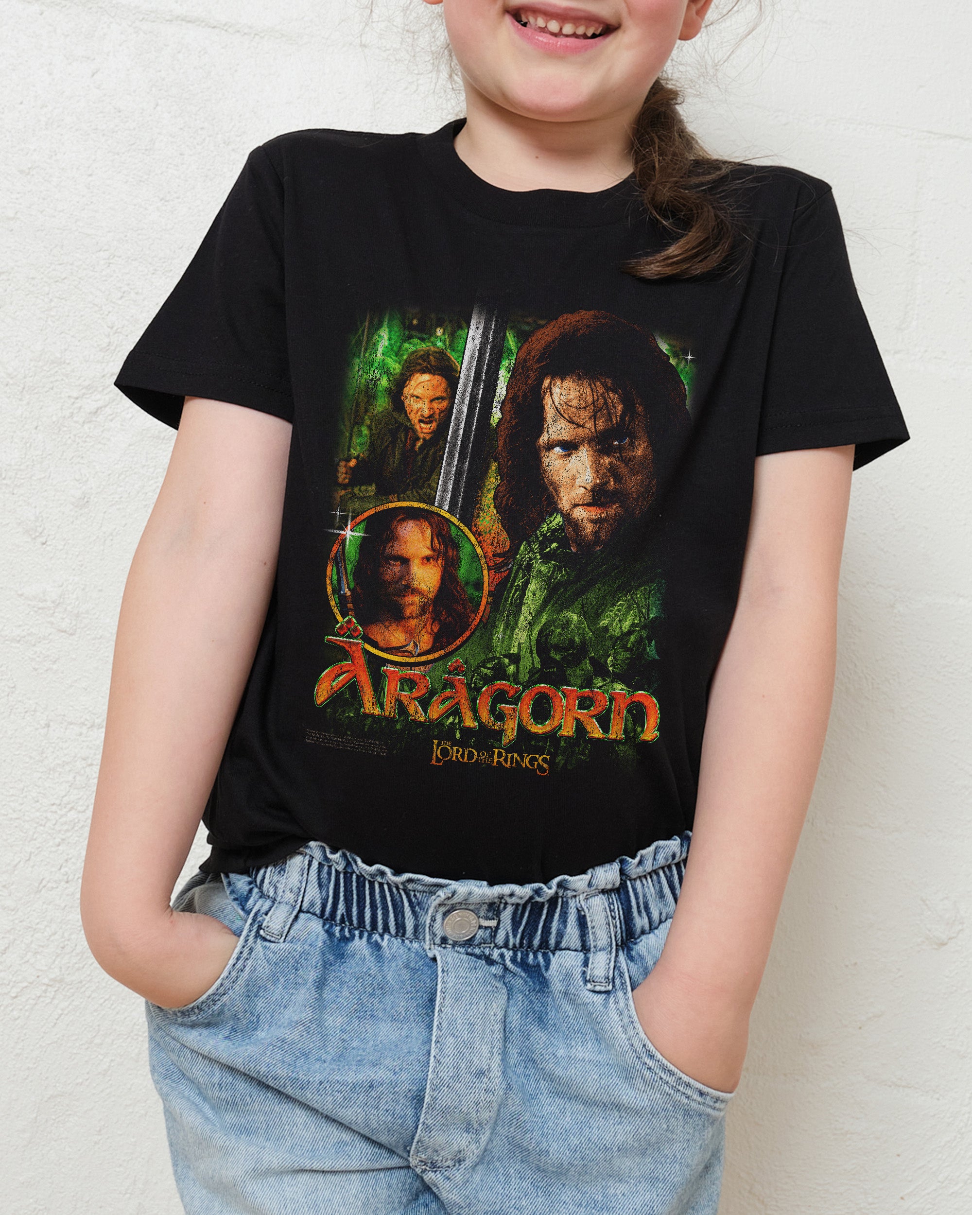 Vintage Aragorn Kids T-Shirt Australia Online Threadheads