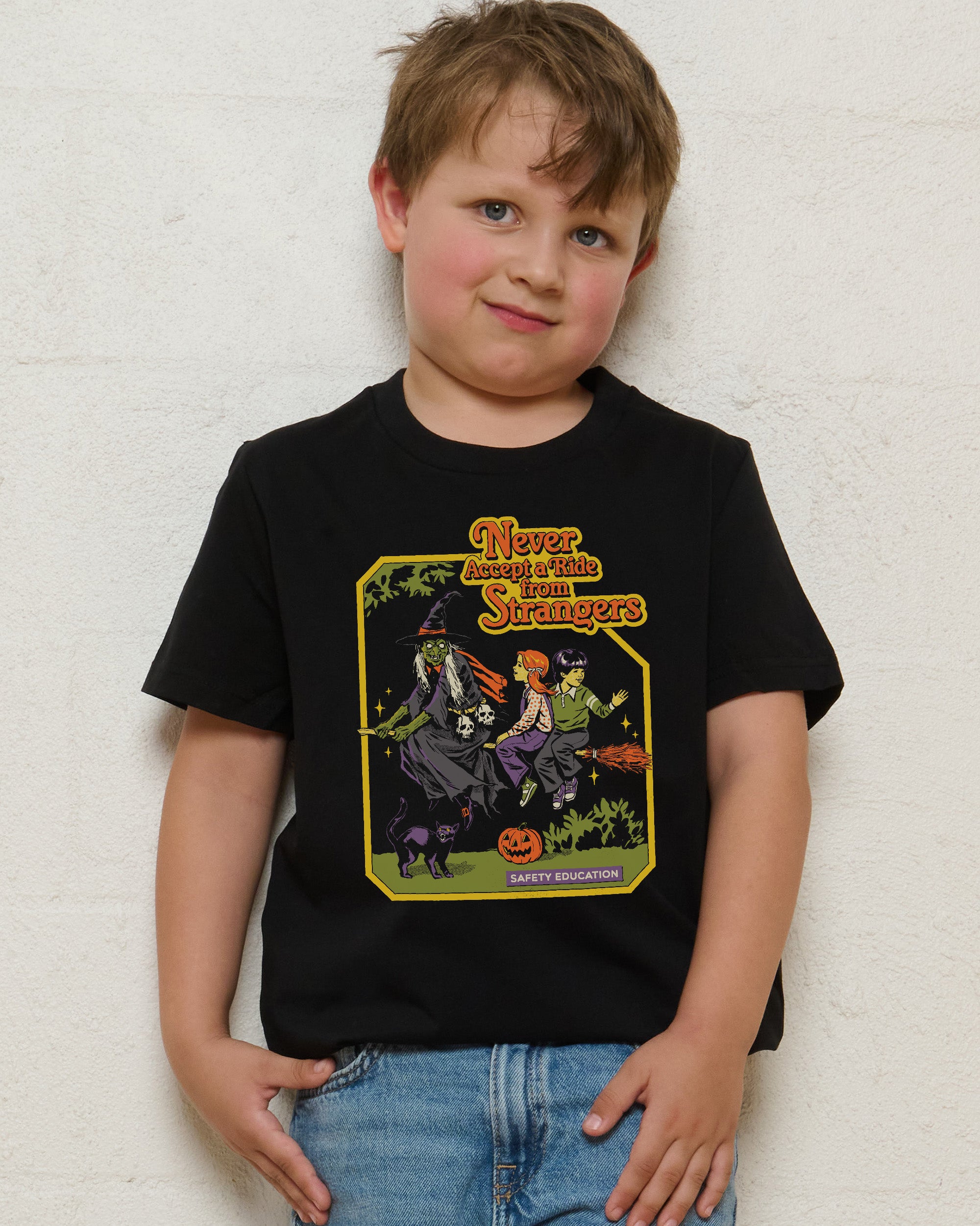 Never Accept a Ride Kids T-Shirt