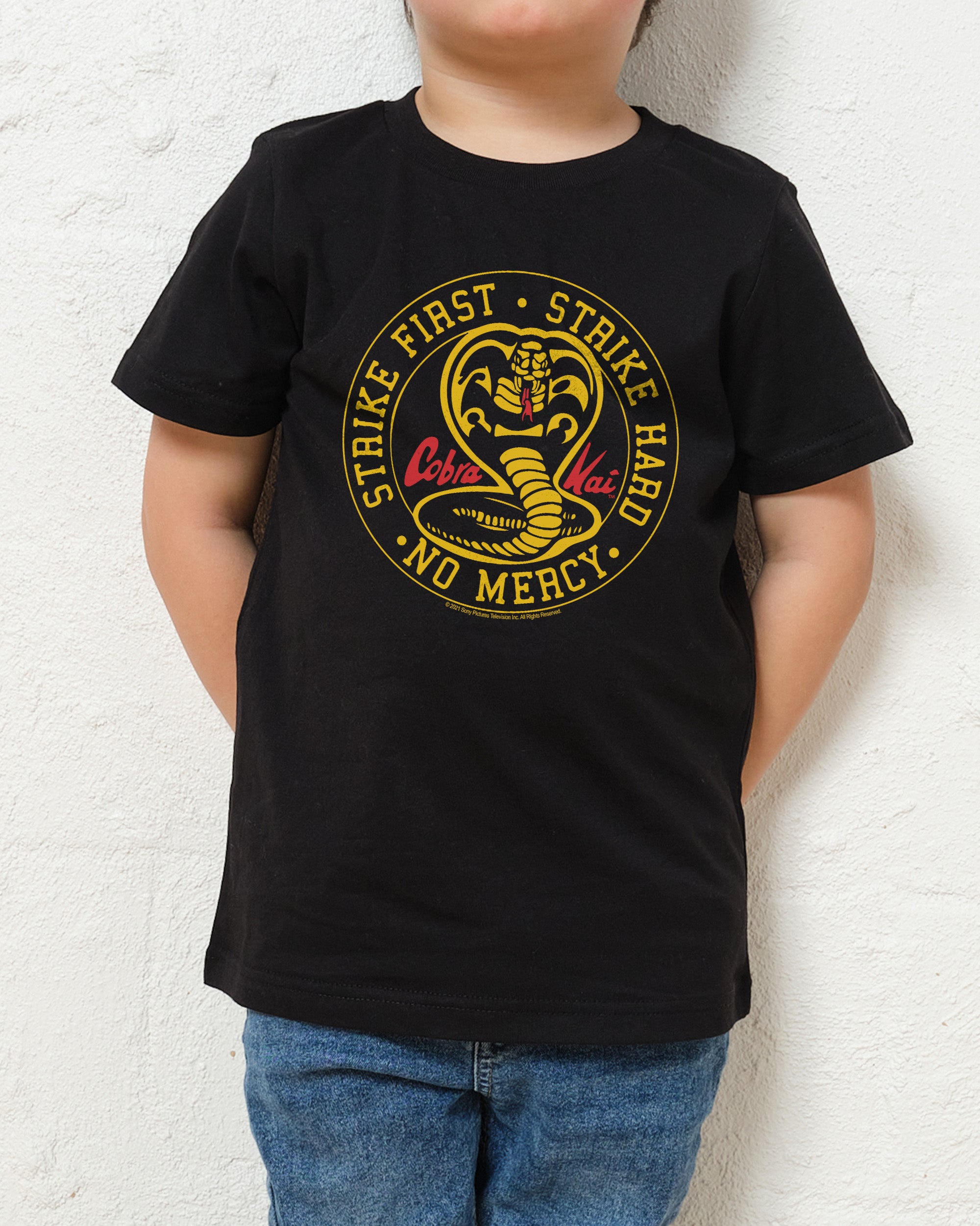Cobra Kai No Mercy Icon Kids T-Shirt