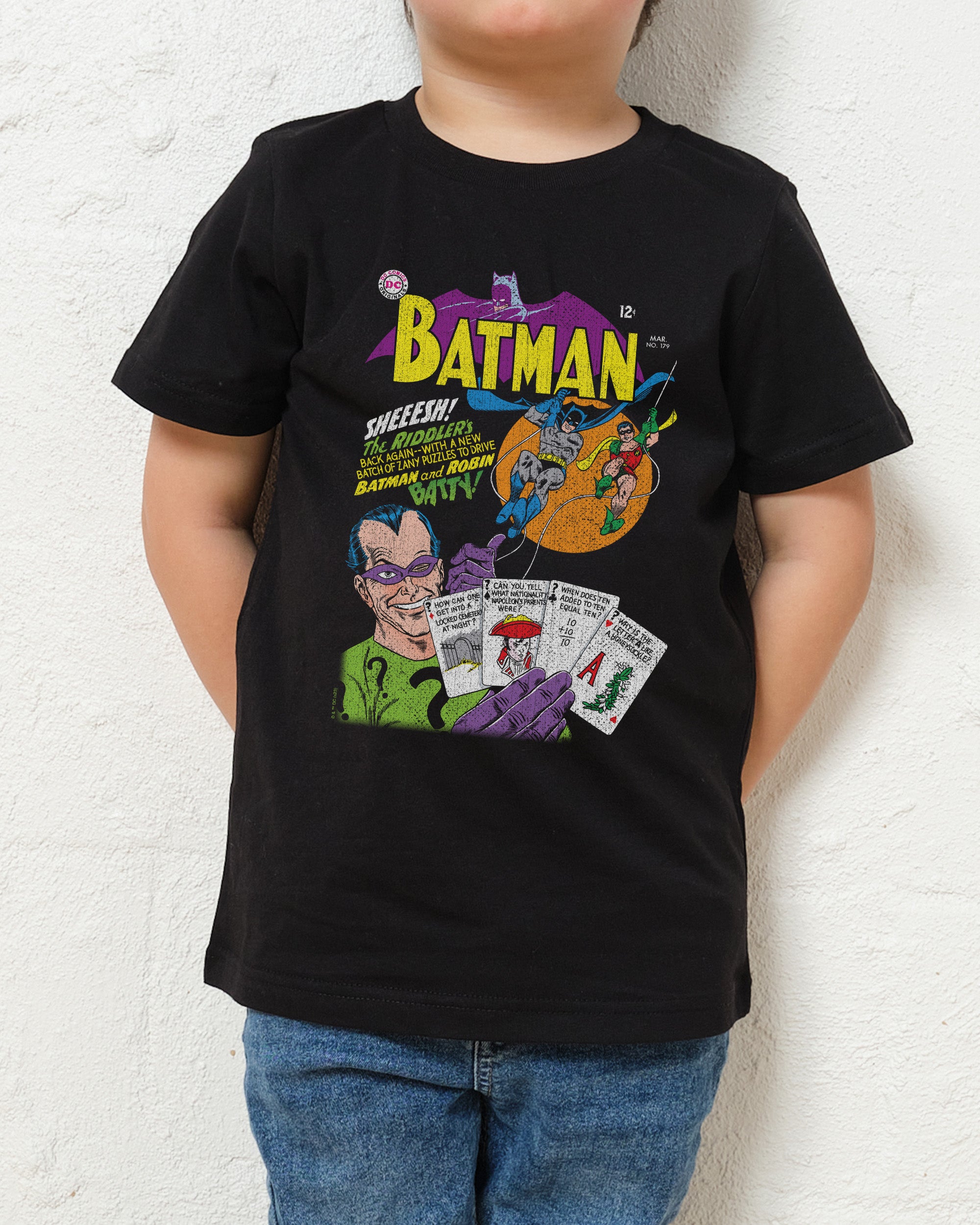 The Riddler's Back Again Kids T-Shirt | Official DC Merch Australia