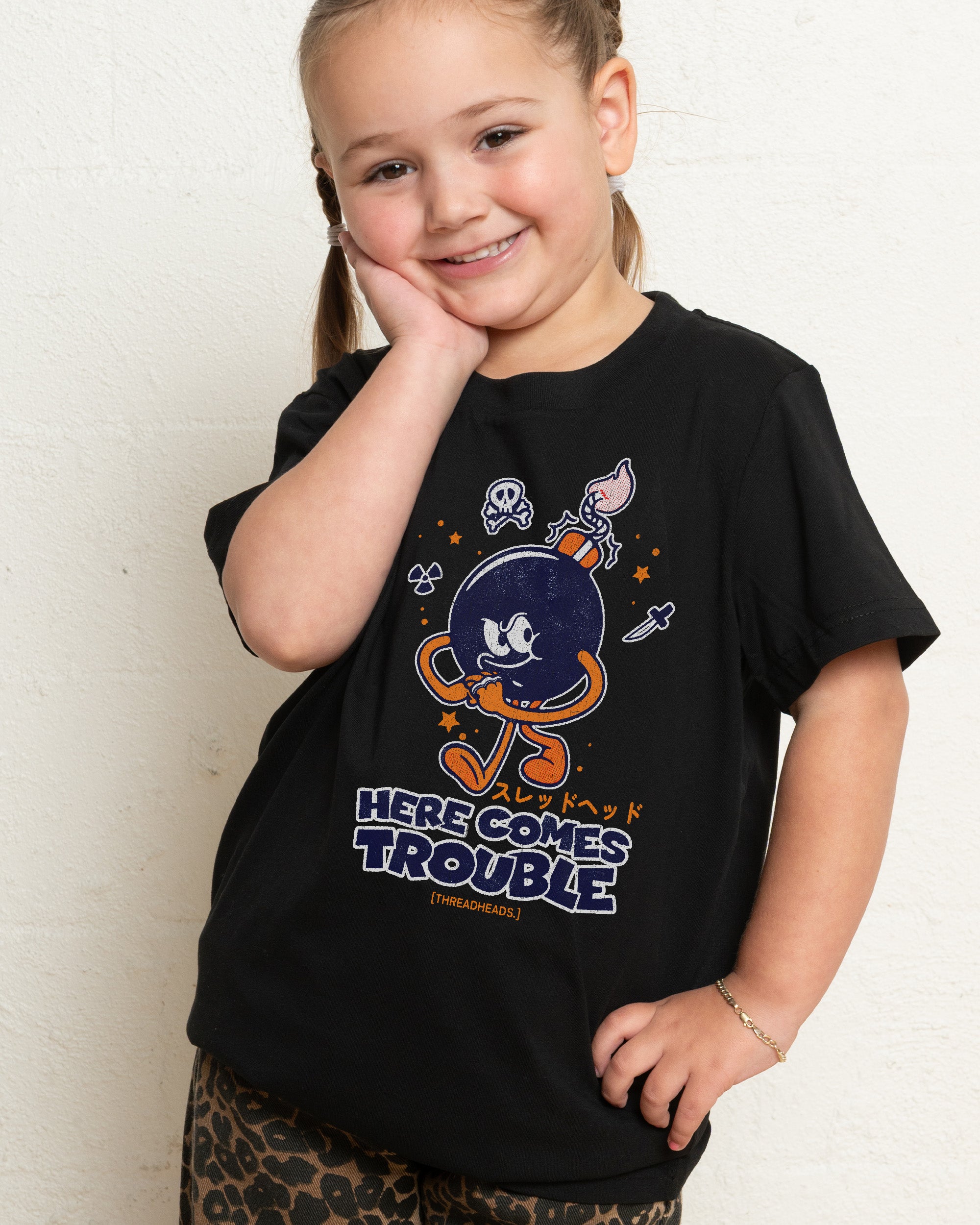 Here Comes Trouble Kids T-Shirt