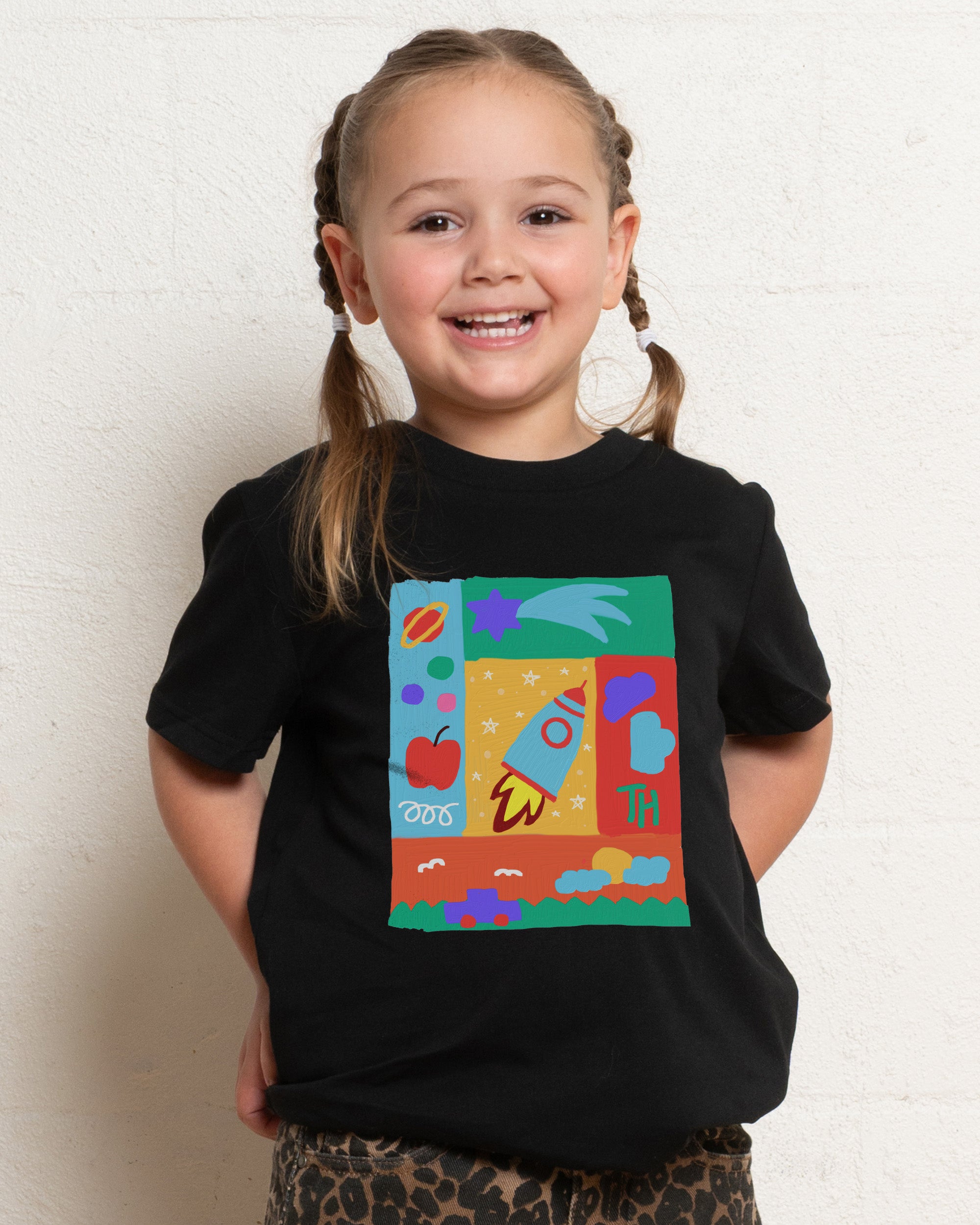 Rocket Painting Kids T-Shirt