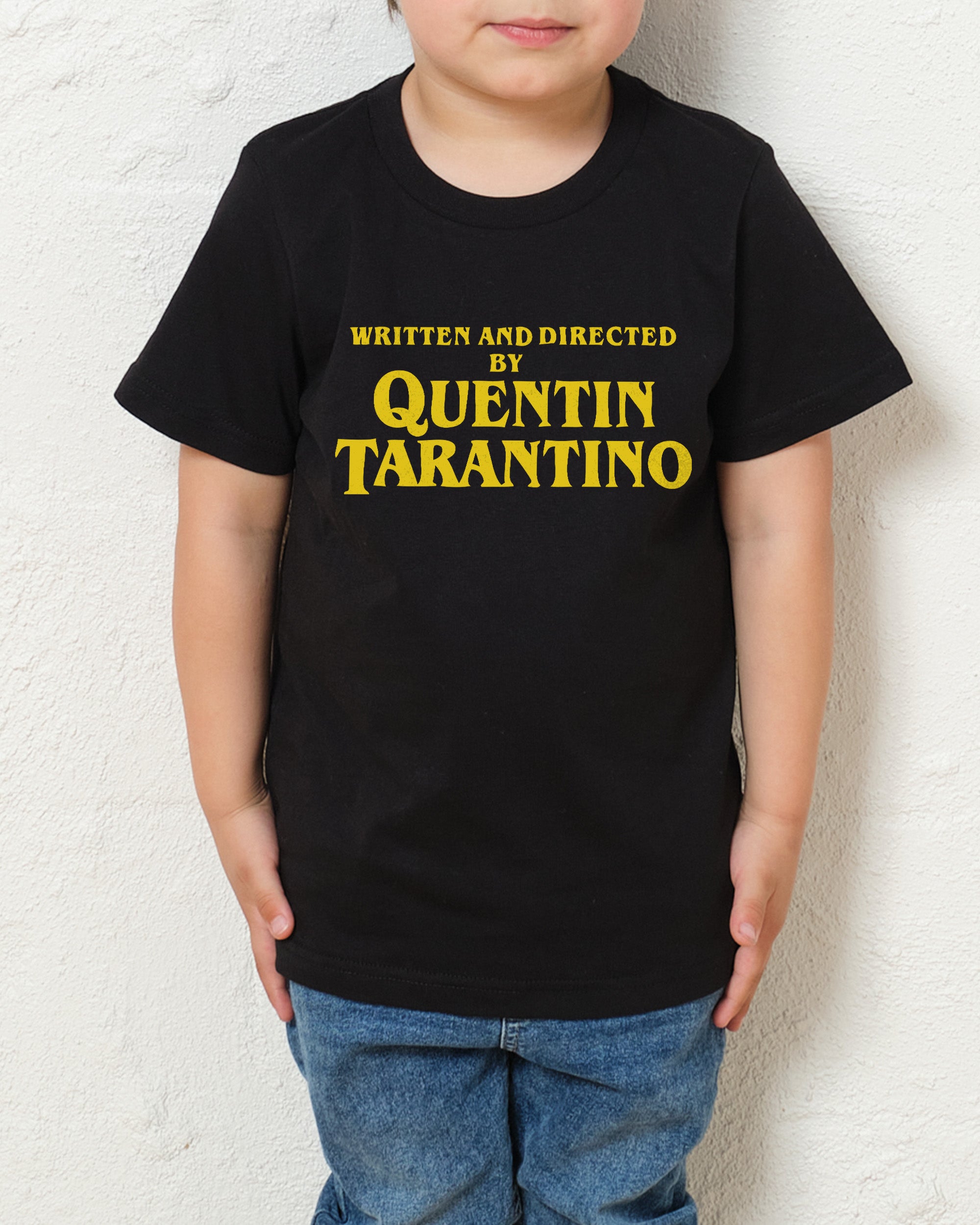 Written and Directed by Quentin Tarantino Kids T-Shirt