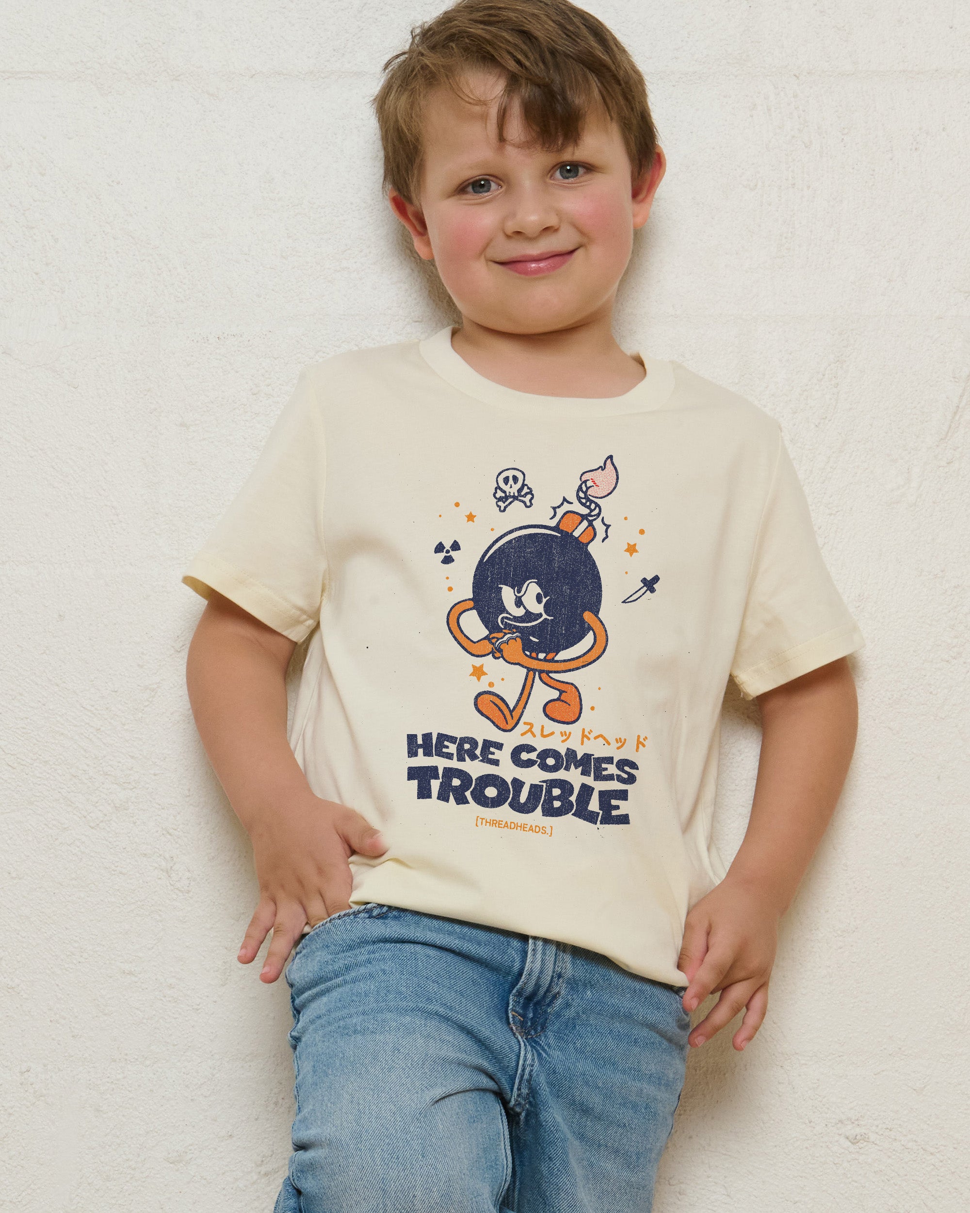 Here Comes Trouble Kids T-Shirt