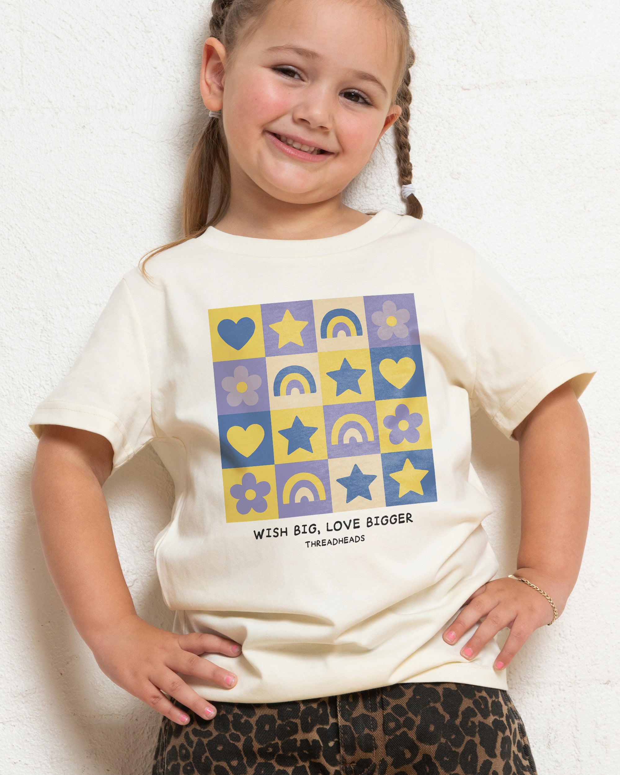 Wish Big, Love Bigger Kids T-Shirt