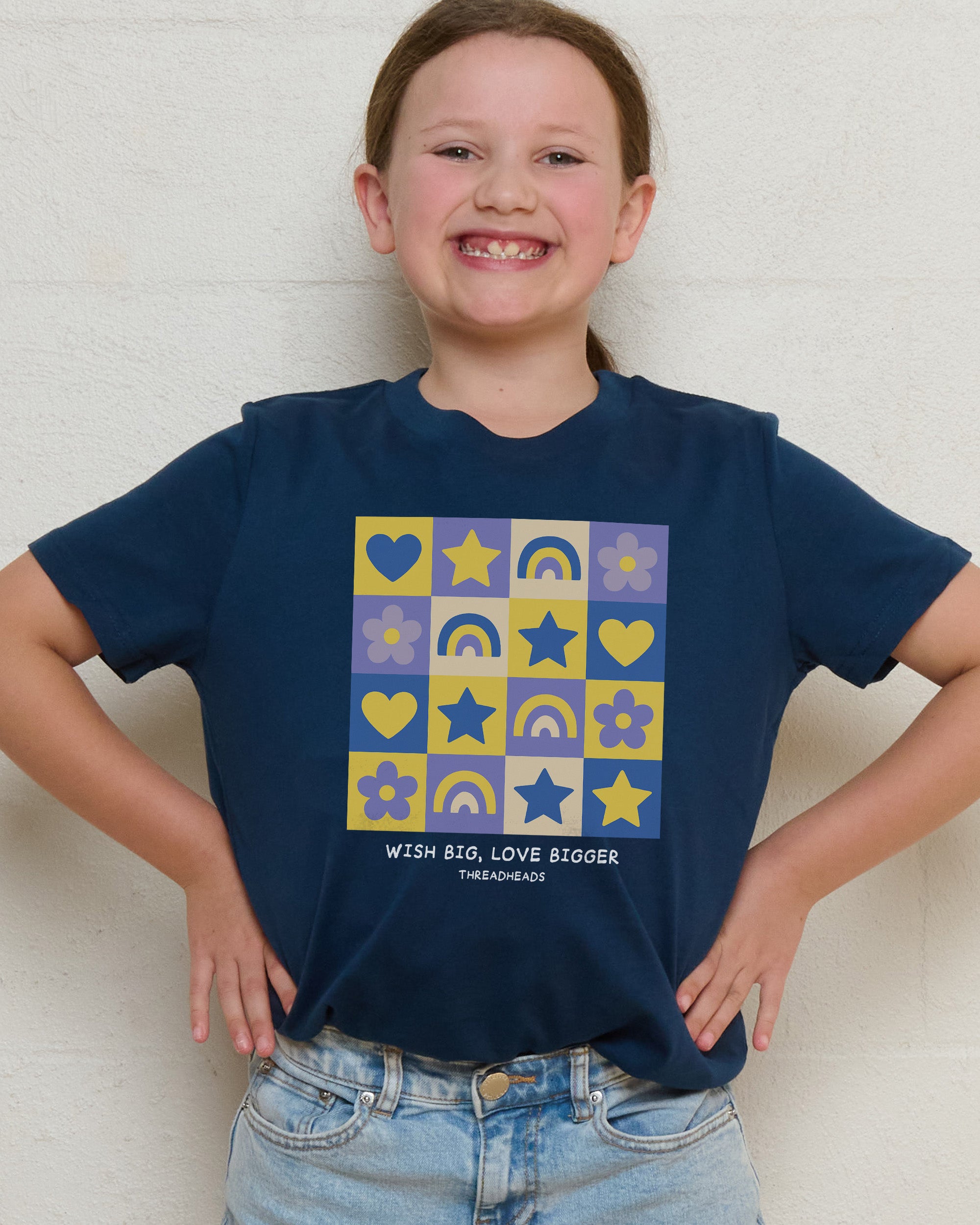 Wish Big, Love Bigger Kids T-Shirt