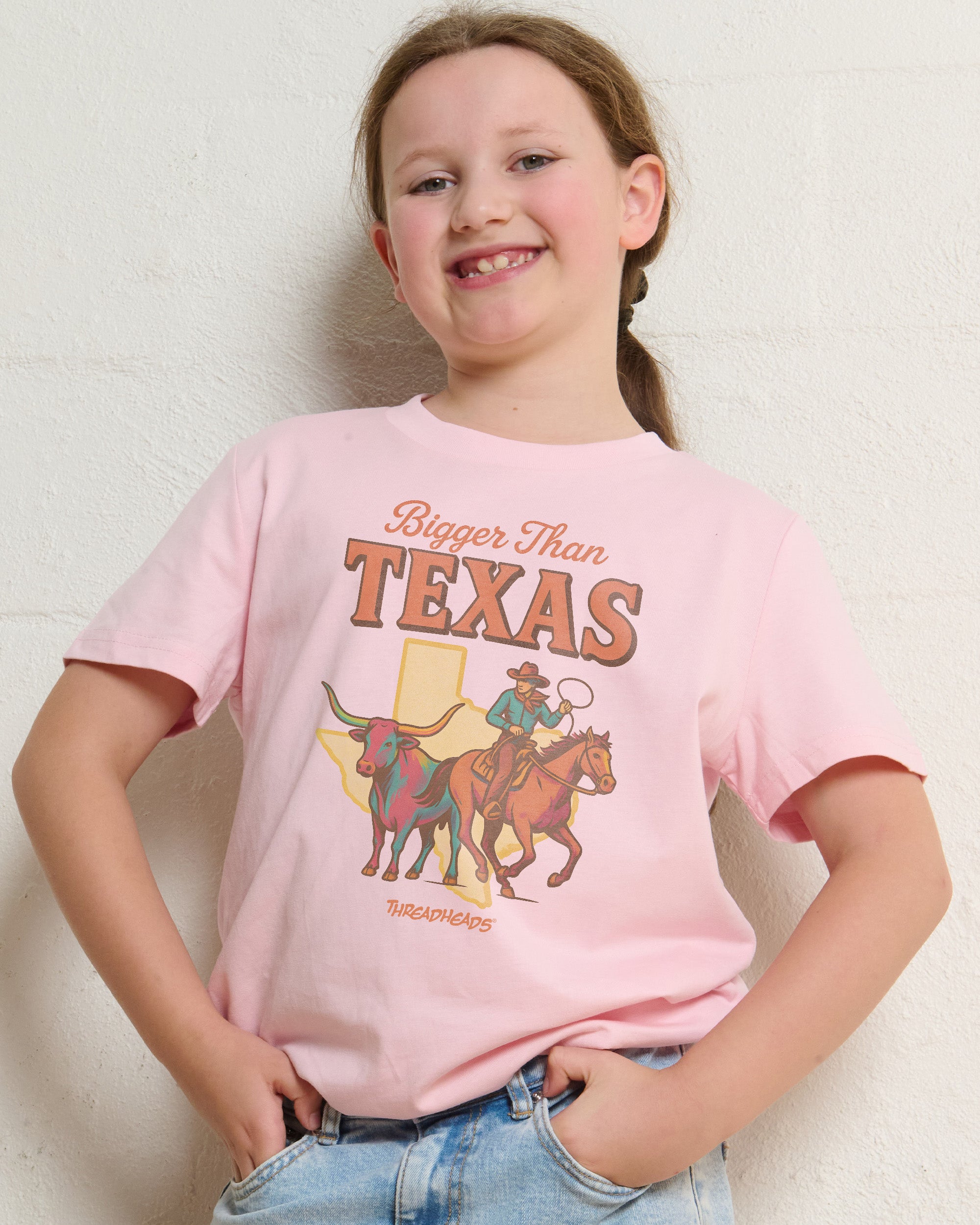 Bigger Than Texas Kids T-Shirt