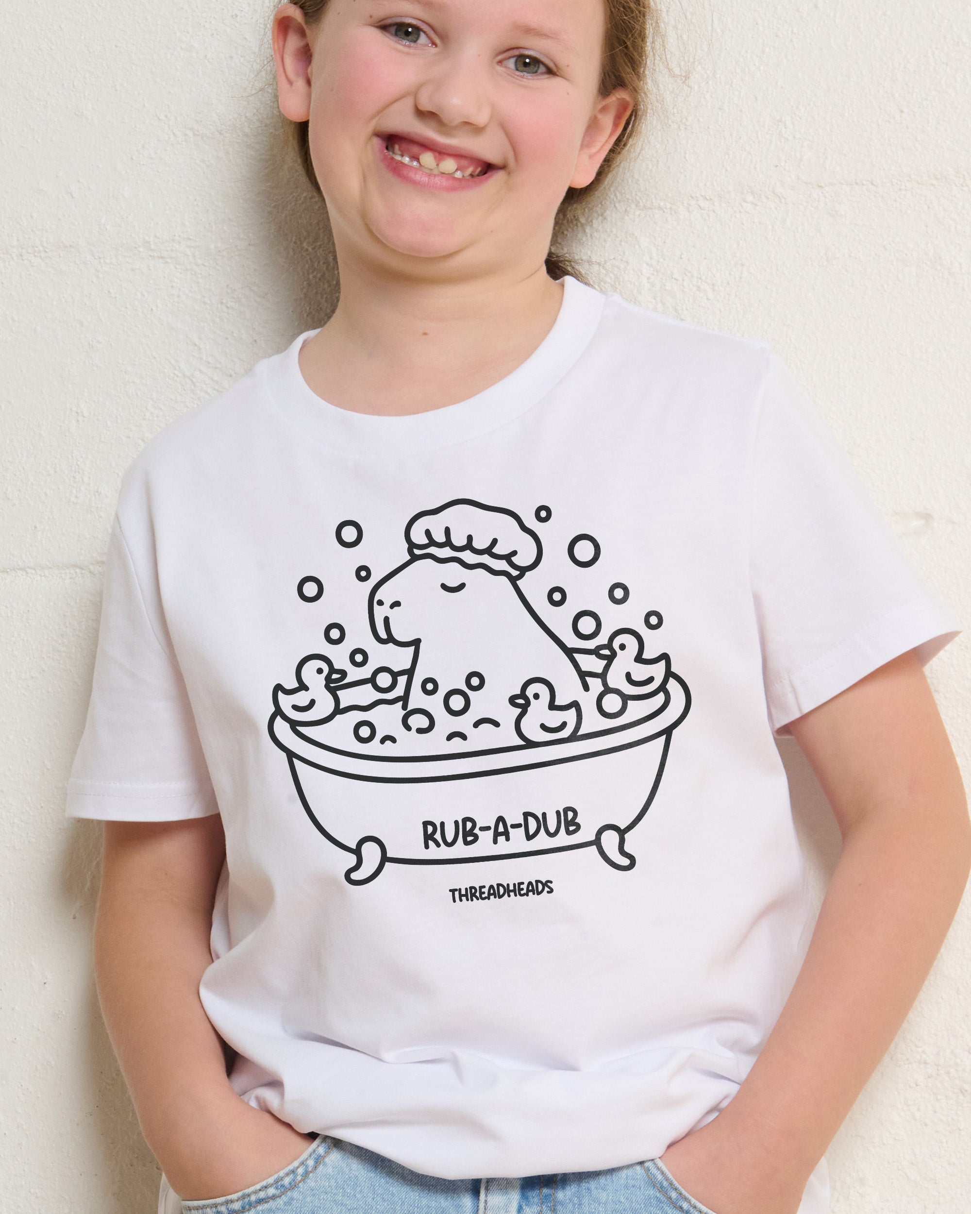 Capybara Rub-a-Dub Kids T-Shirt