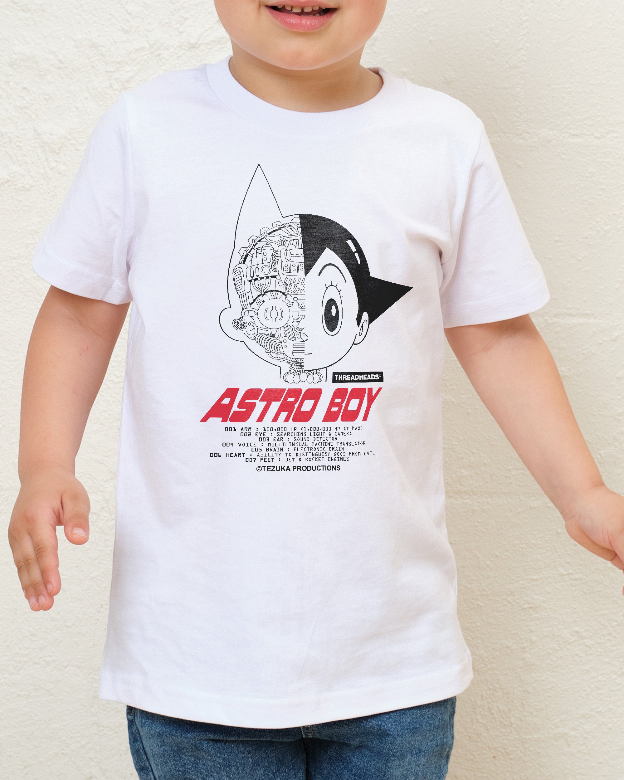 Astro Boy Head Data Kids T-Shirt