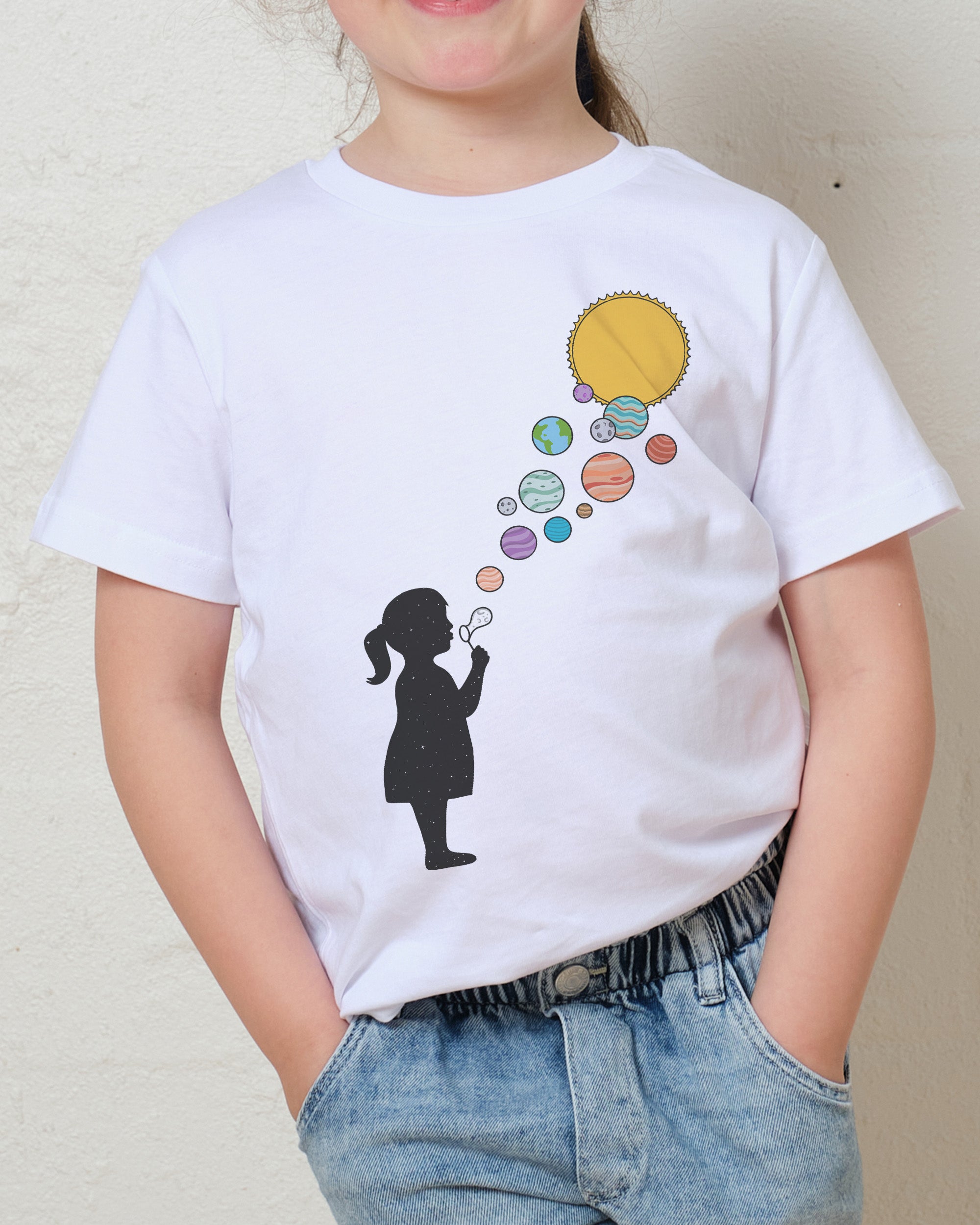Bubble Planets Kids T-Shirt