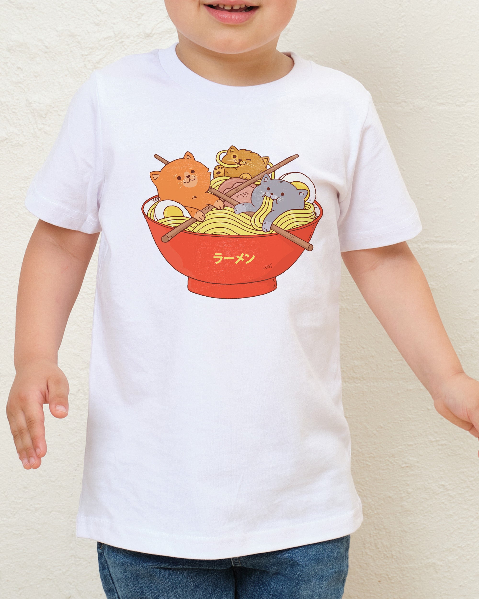 Ramen and Cats Kids T-Shirt