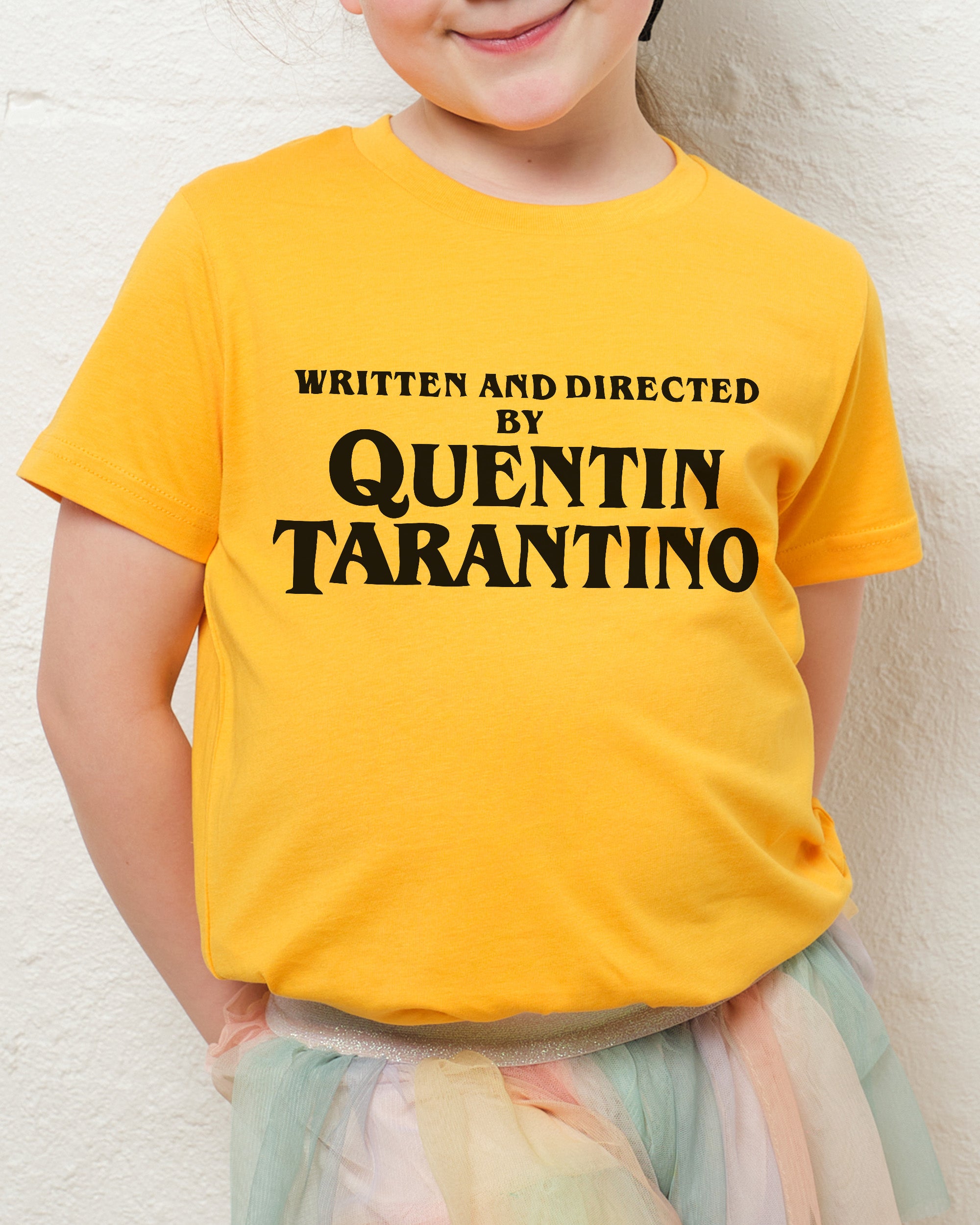 Written and Directed by Quentin Tarantino Kids T-Shirt