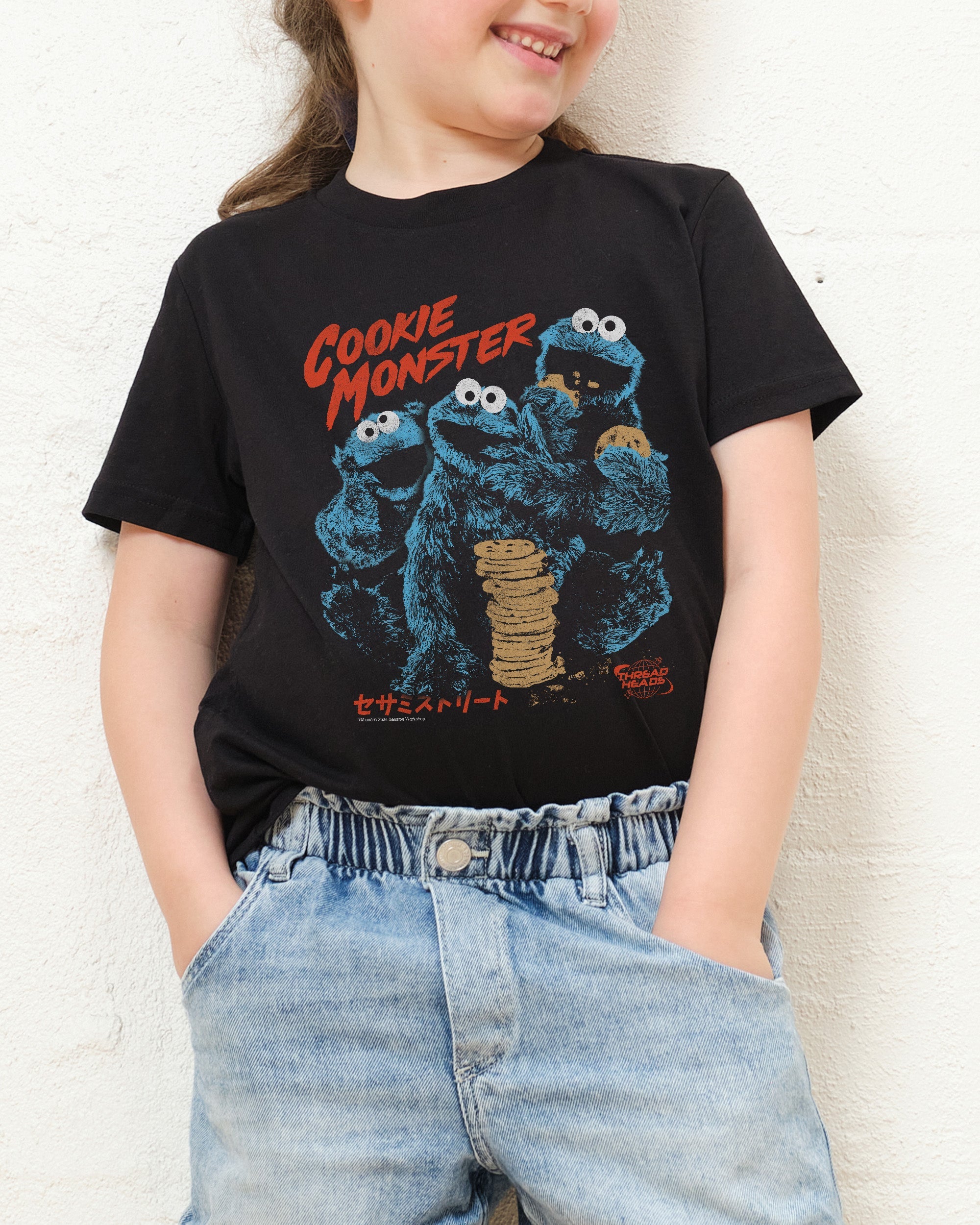 Cookie Kaiju Kids T-Shirt Australia Online Black