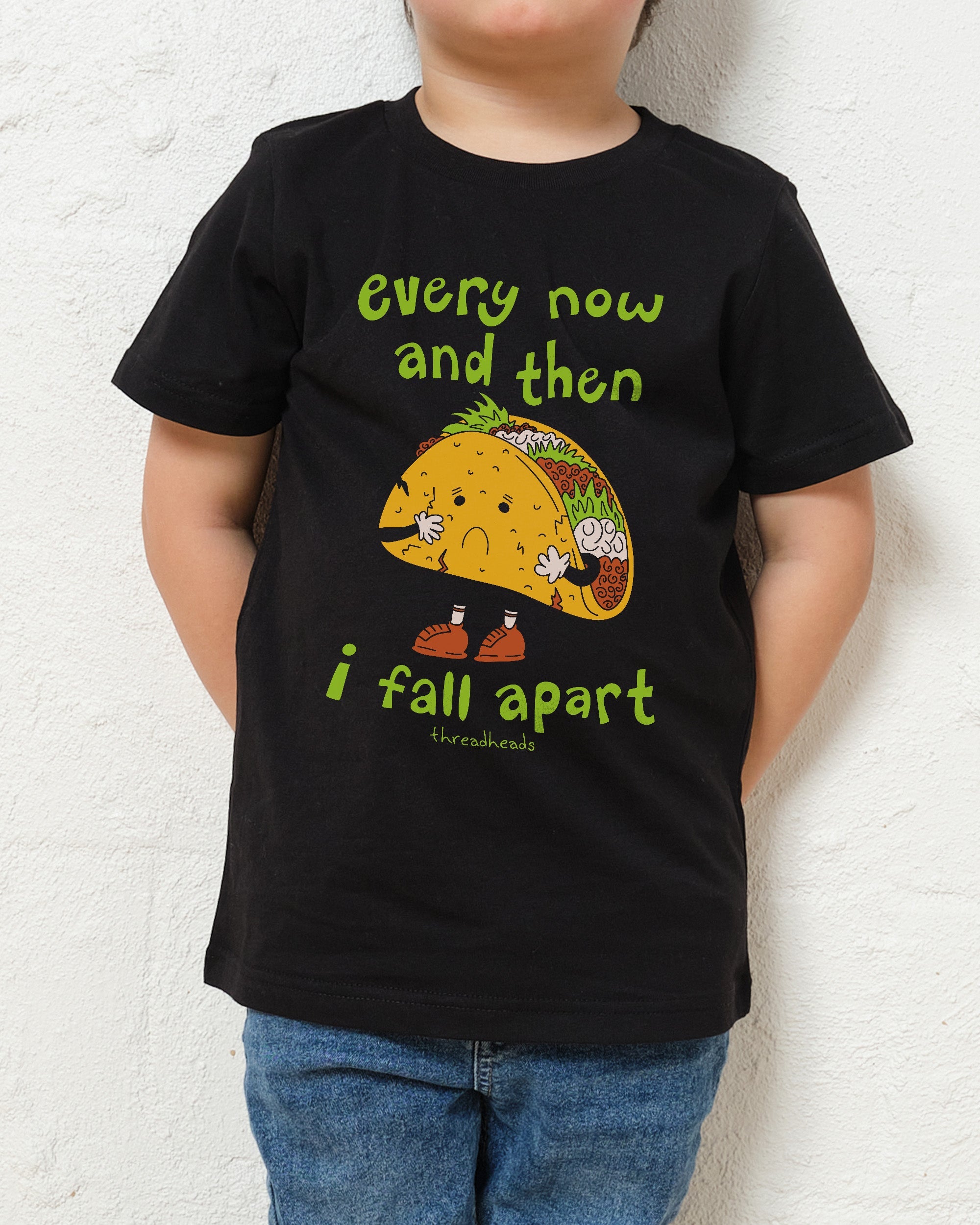 Every Now And Then Kids T-Shirt Australia Online Black