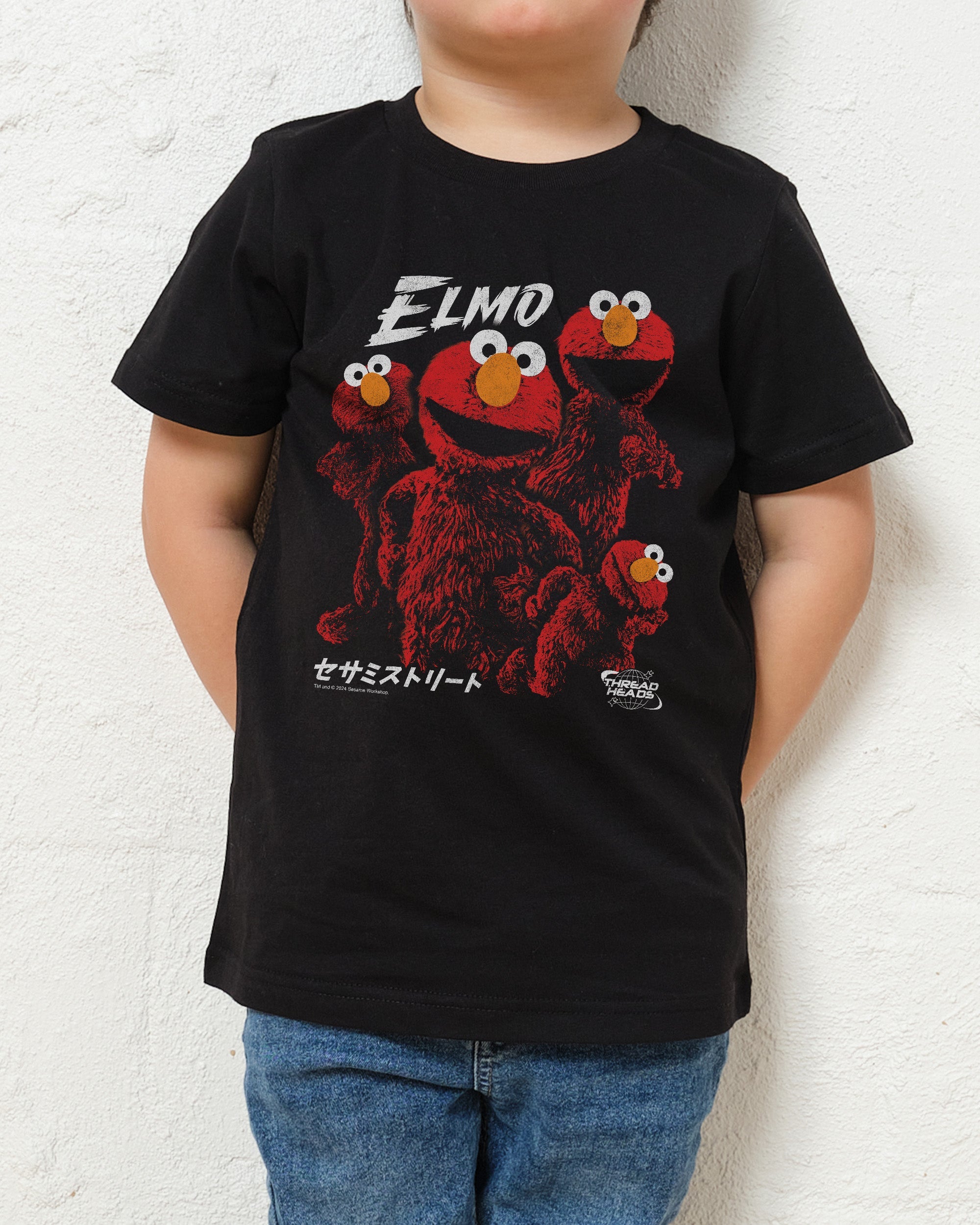 Tokyo Elmo Kids T-Shirt Australia Online Black