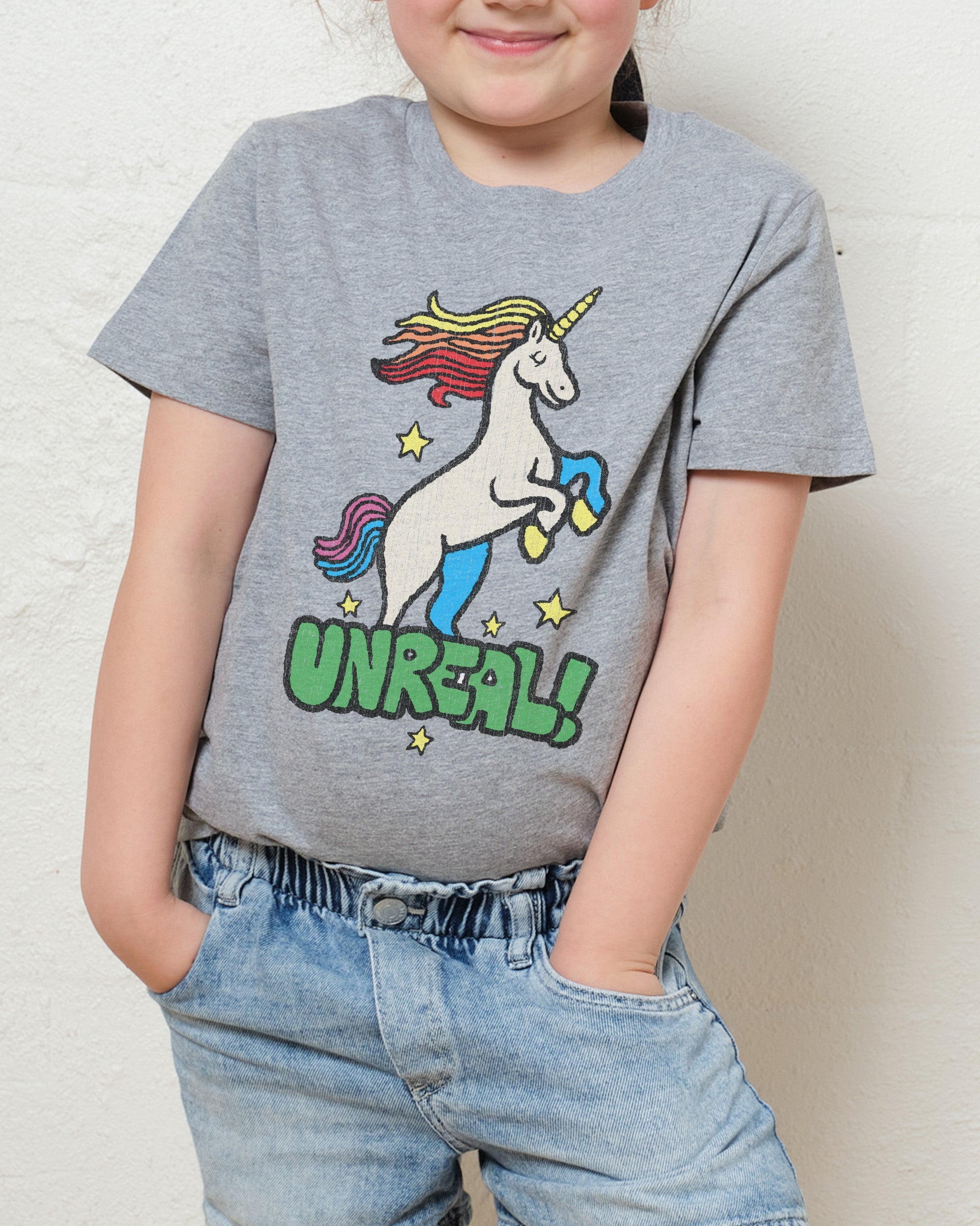 Unreal Kids T-Shirt Australia Online Grey