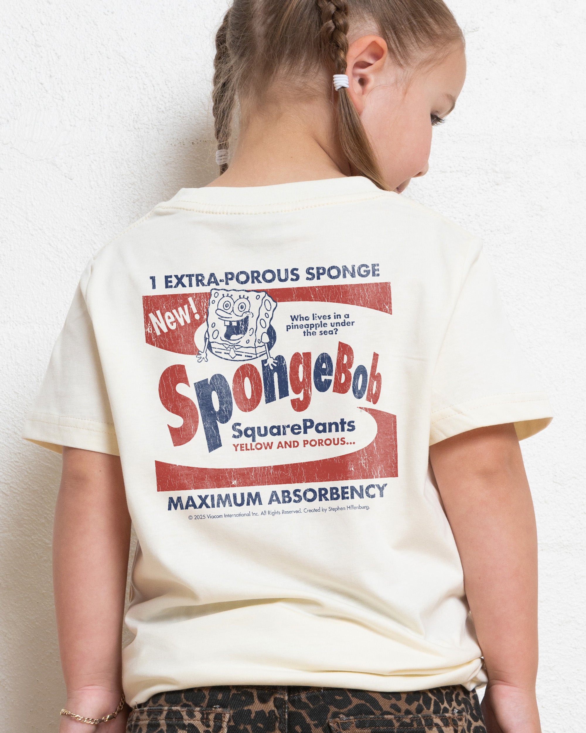 Spongebob Bob Natural Kids T-Shirt
