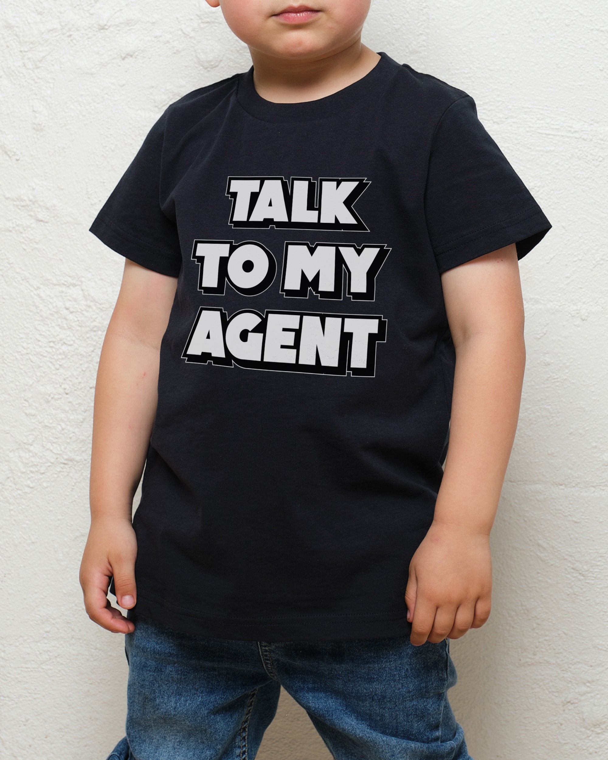 Talk To My Agent Kids T-Shirt Australia Online Navy