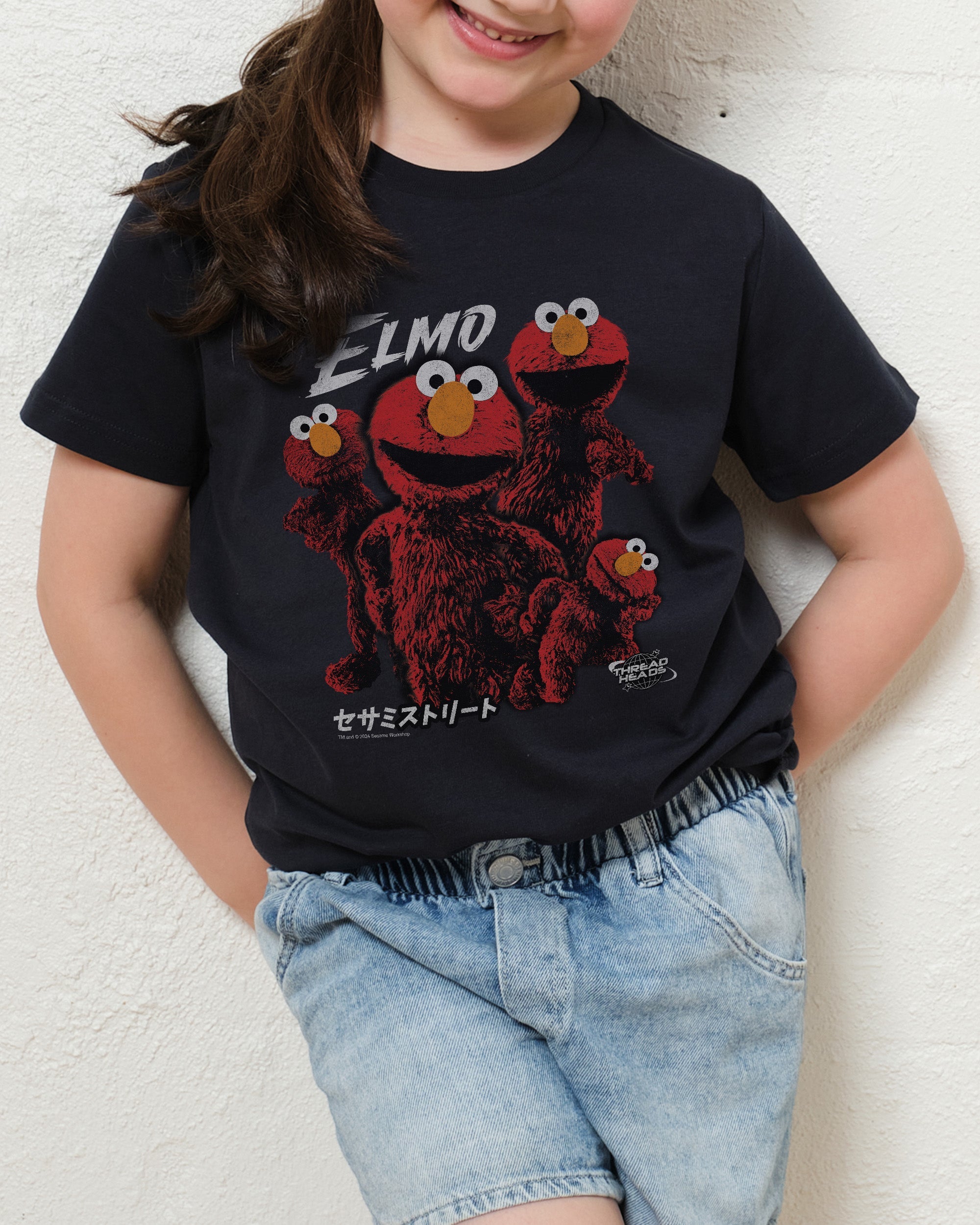 Tokyo Elmo Kids T-Shirt Australia Online Navy