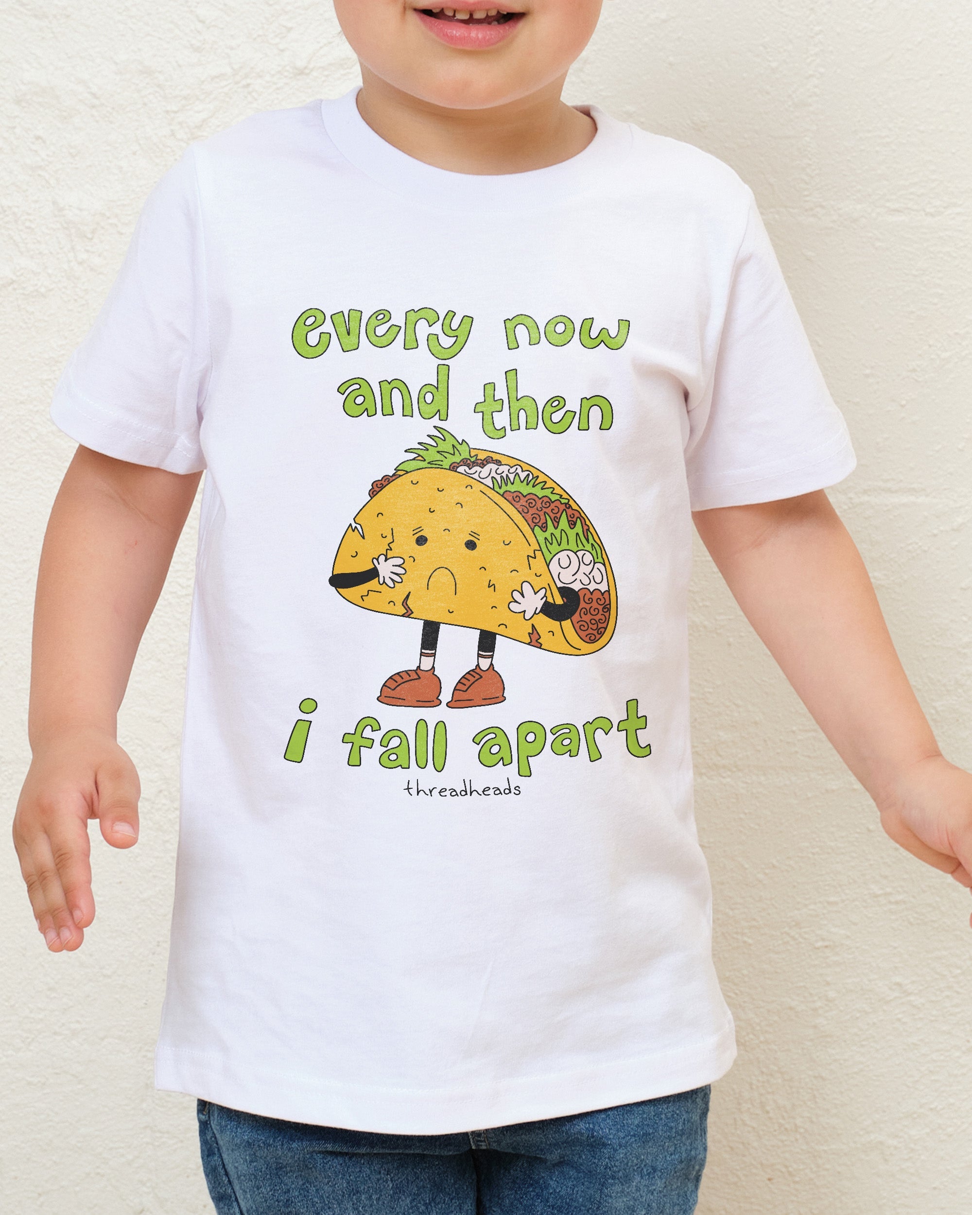 Every Now And Then Kids T-Shirt Australia Online White