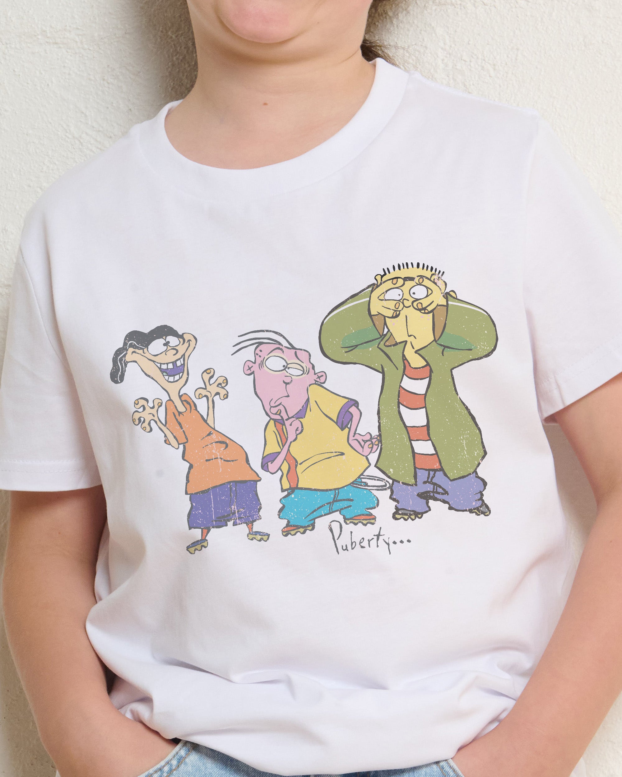 Puberty is Unforgiving White Kids T-Shirt