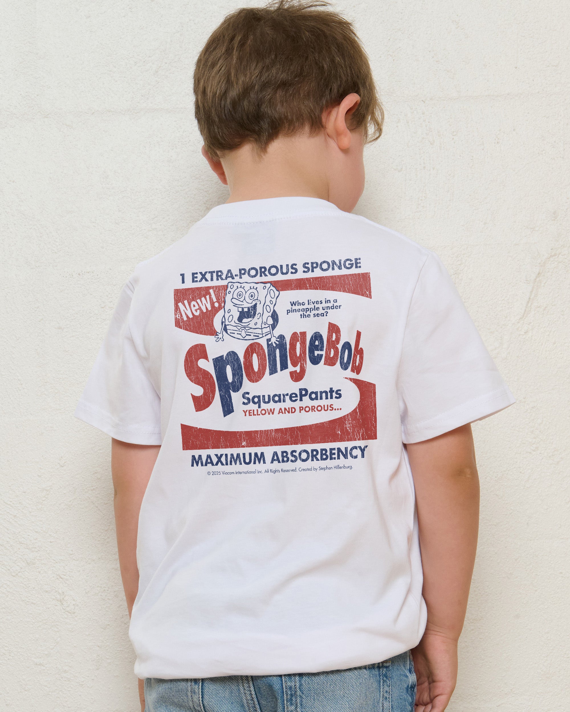 Spongebob Bob White Kids T-Shirt