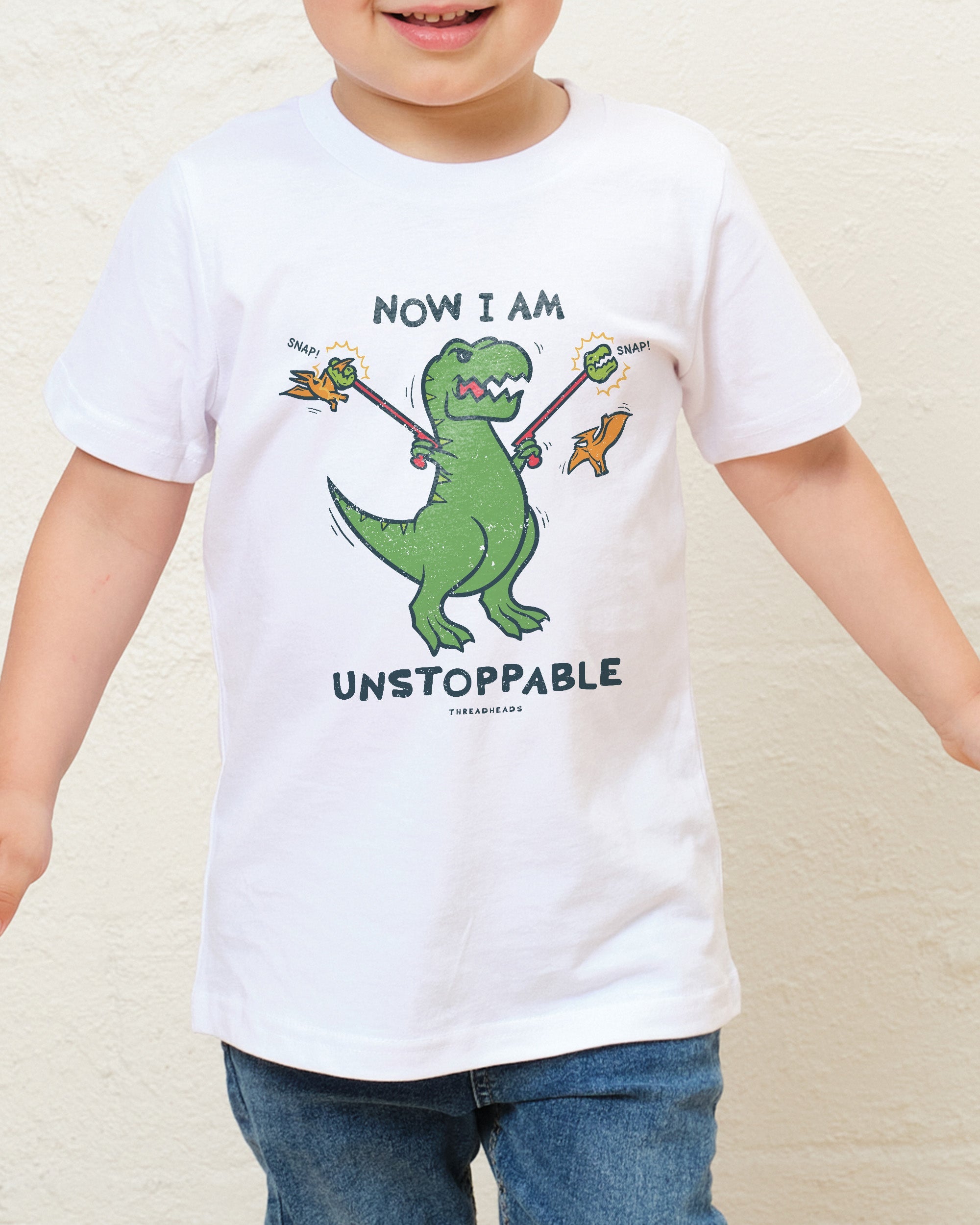 I Am Unstoppable Kids T-Shirt Australia Online White