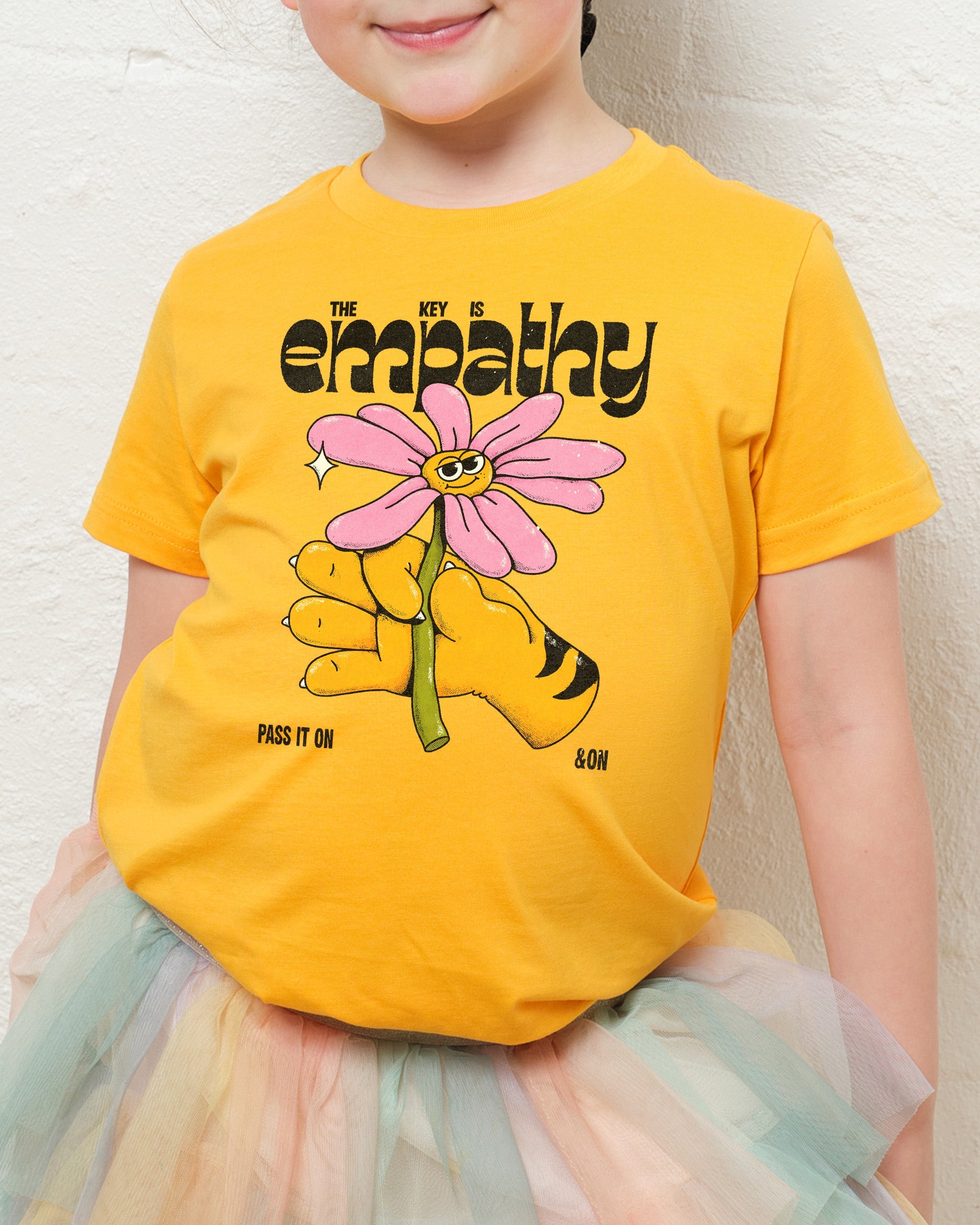 Empathy Kids T-Shirt Australia Online Yellow