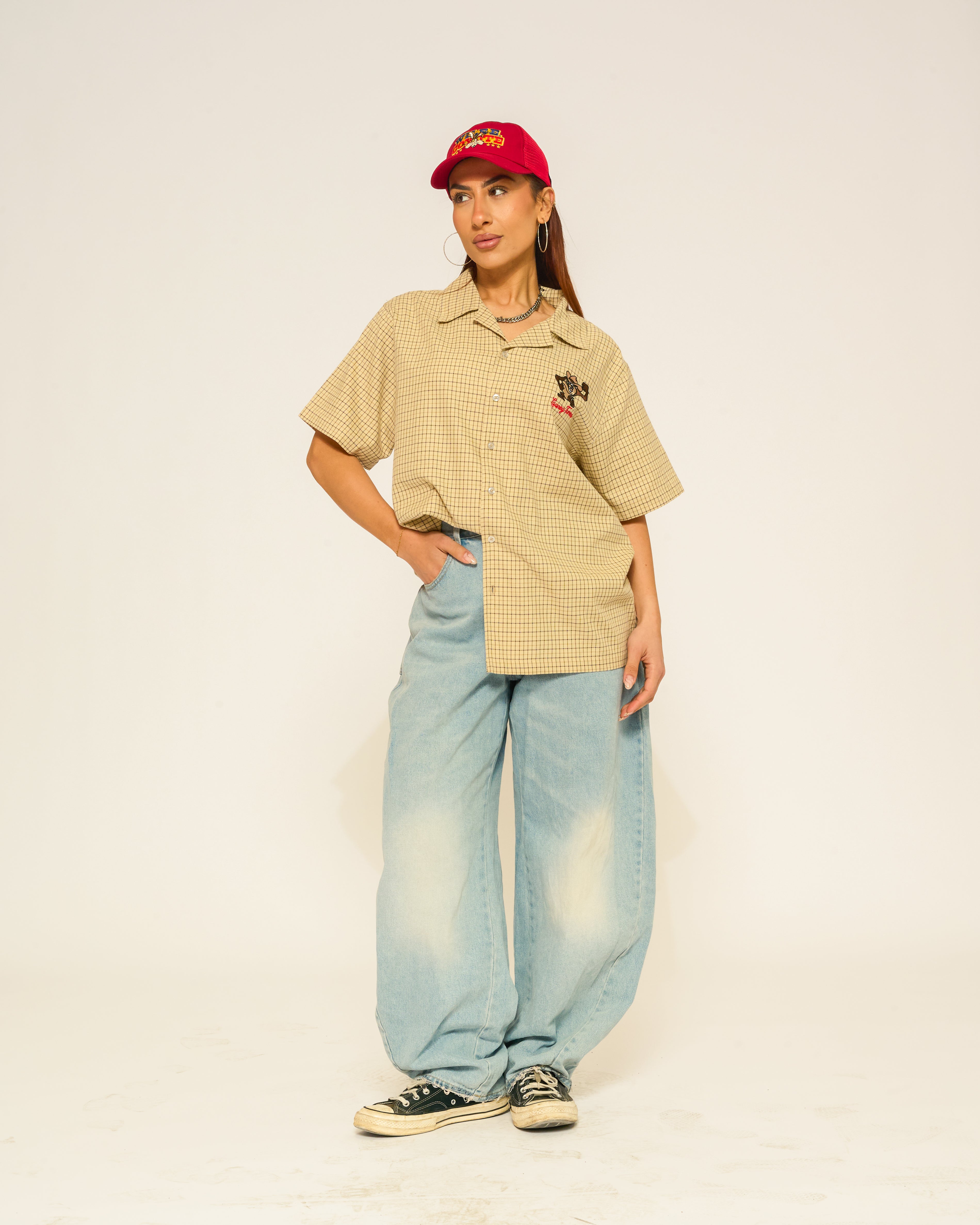 Rootin Tootin Taz Button Down T-Shirt Threadheads Australia Online