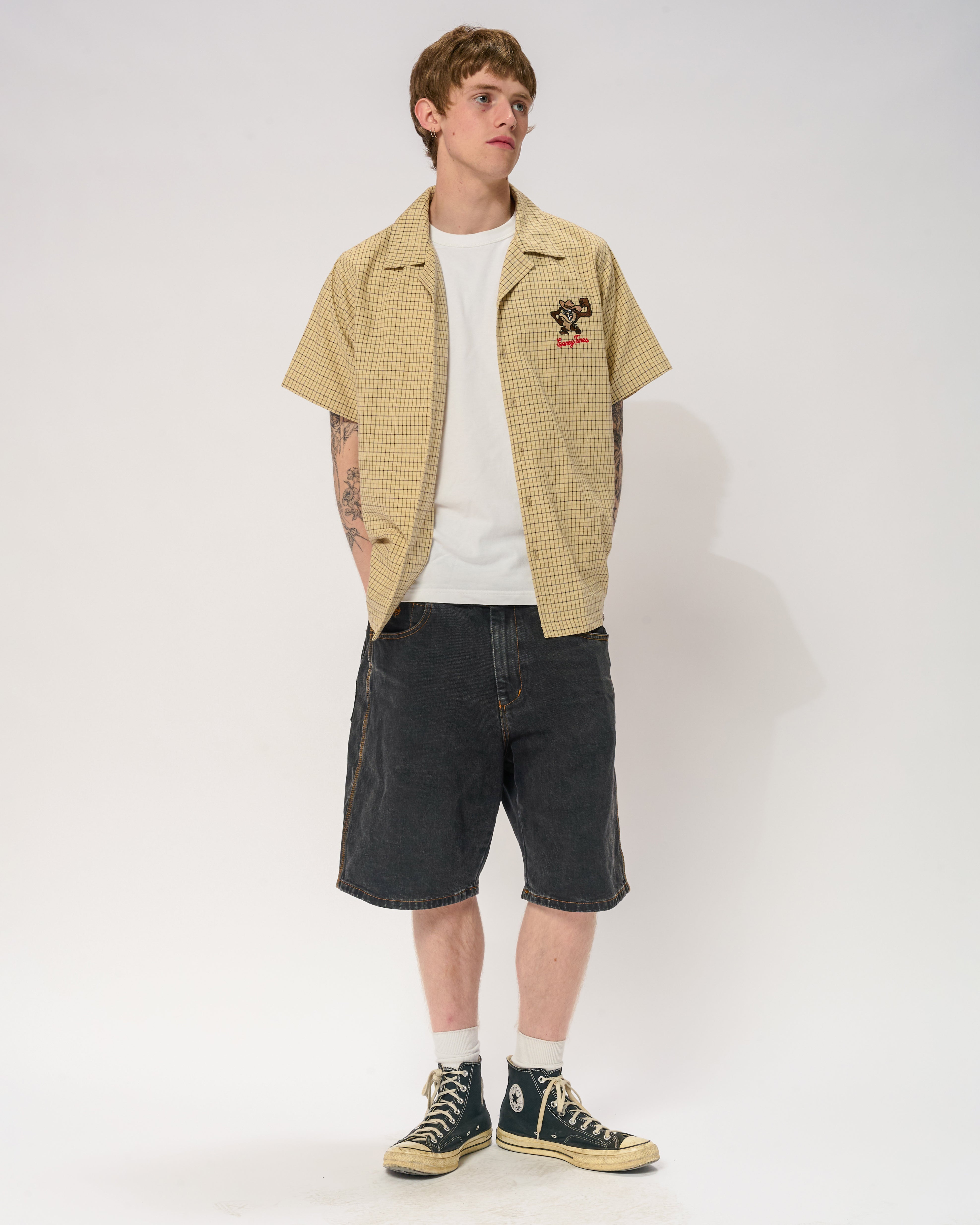 Rootin Tootin Taz Button Down T-Shirt Threadheads Australia Online