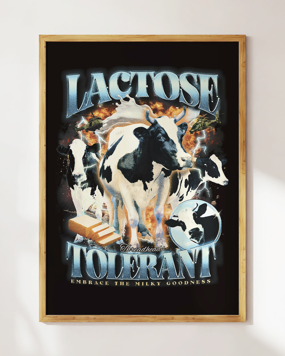 Lactose Tolerant Art Print Australia Online