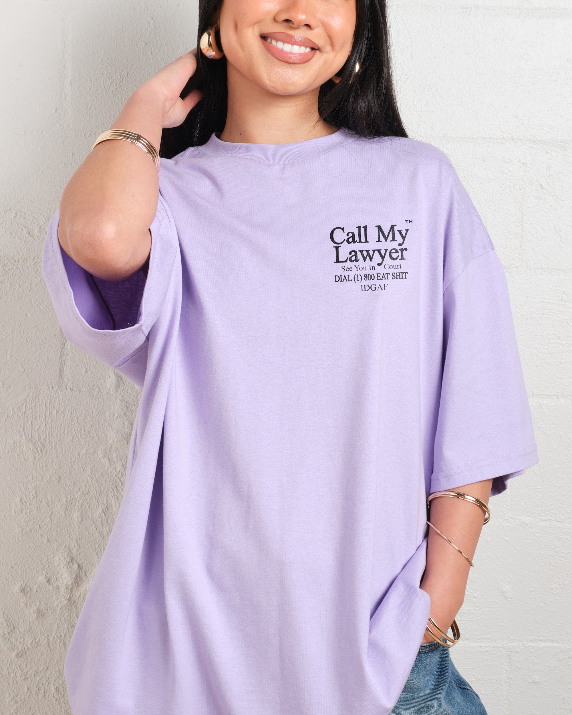 Call My Lawyer Oversized Tee