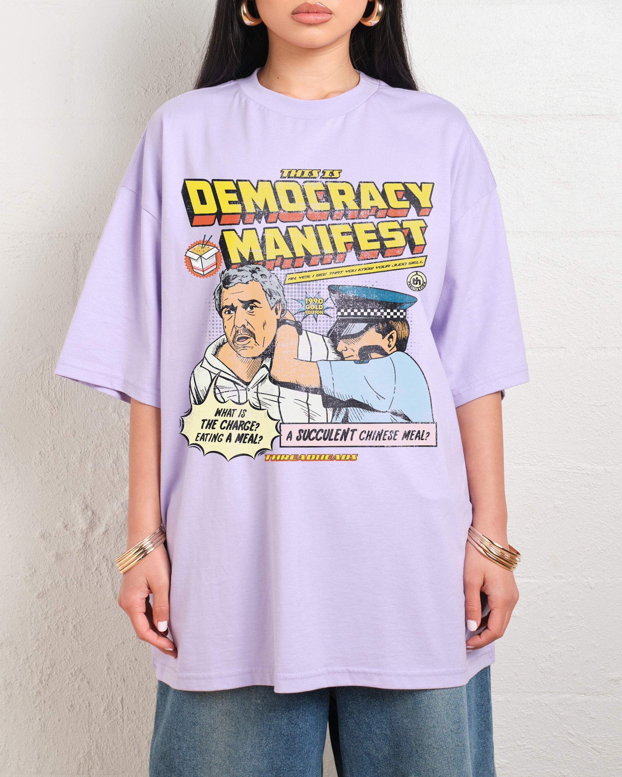 This is Democracy Manifest Oversized Tee