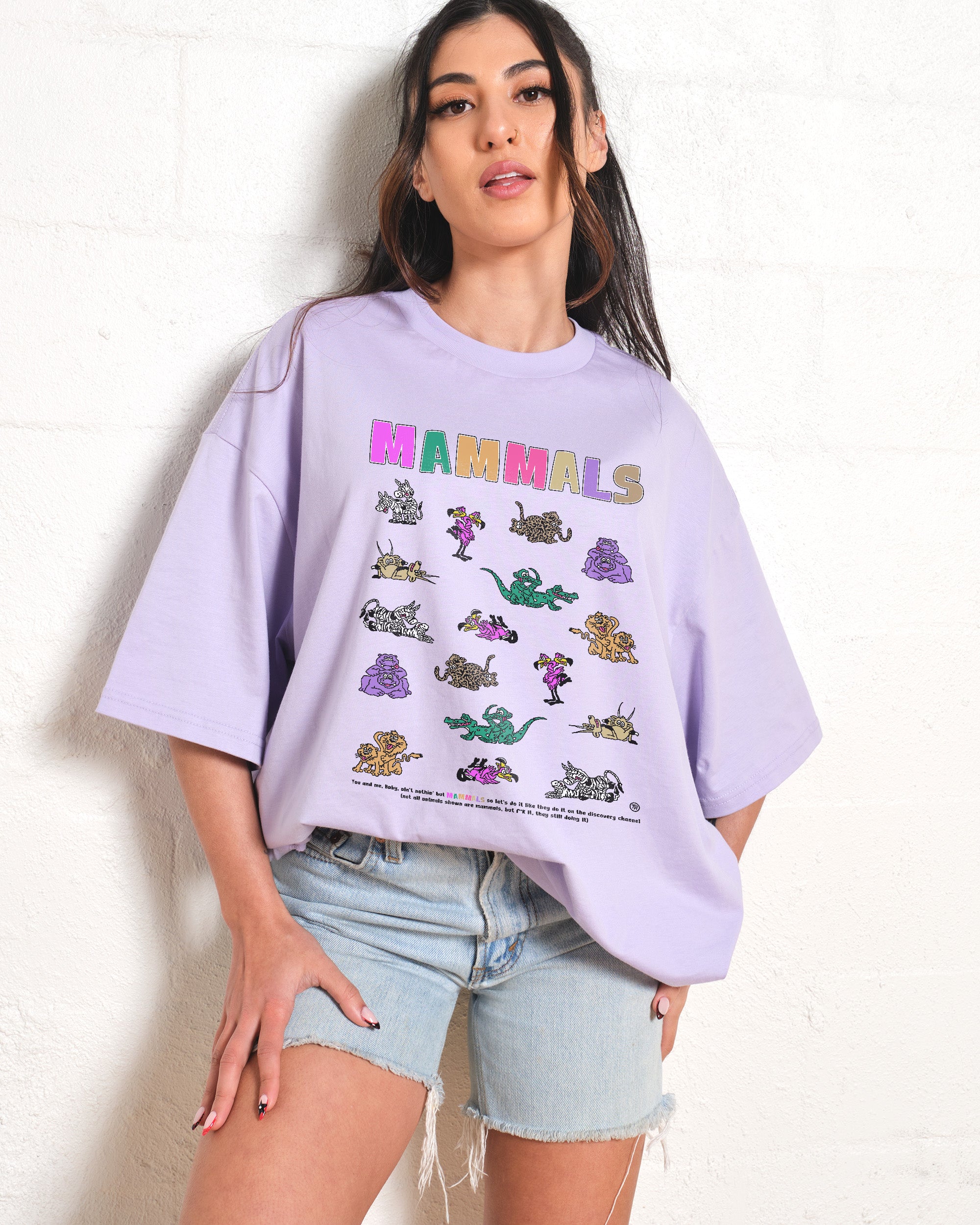 Mammals Oversized Tee